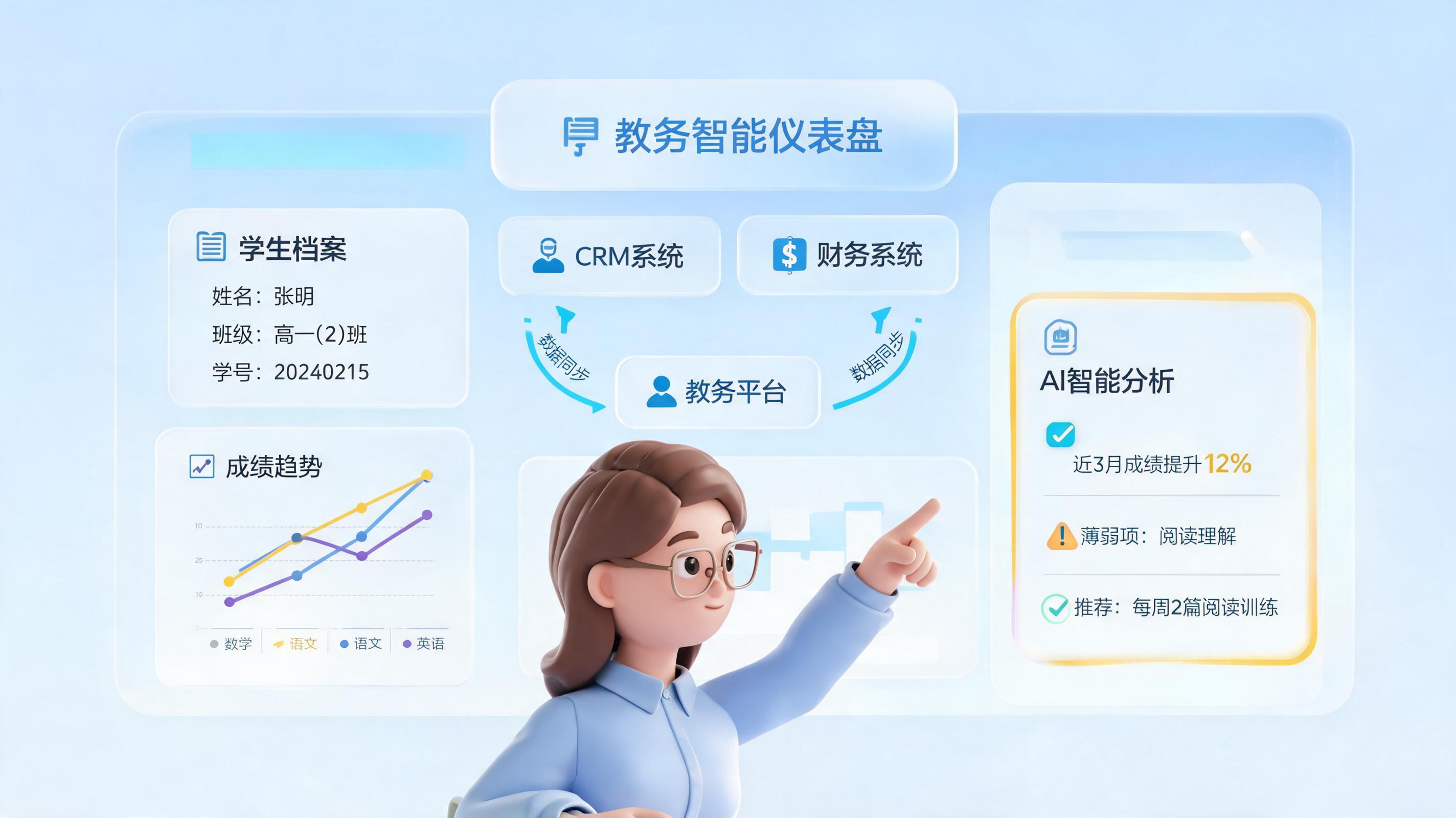 学员档案管理提效,半年内破解数据孤岛