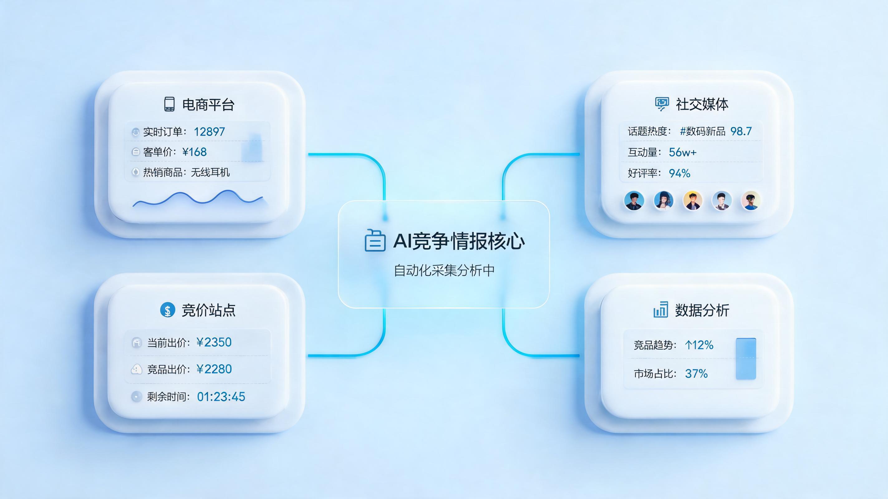 市场竞品动态监测用什么工具?实在Agent构建企业竞争情报中枢