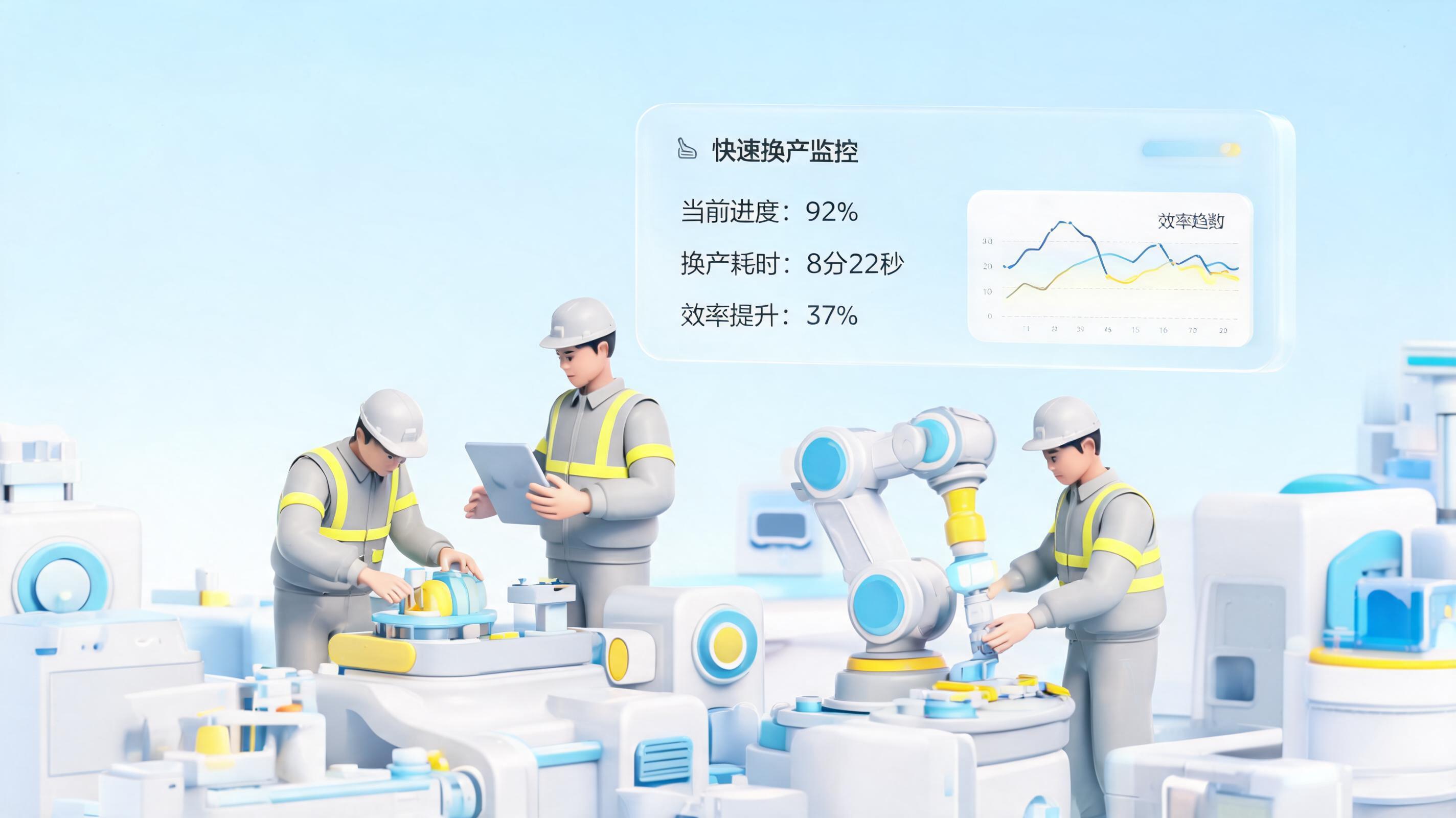 生产线换型时间太长？从精细管理到智能工具的三步破局法