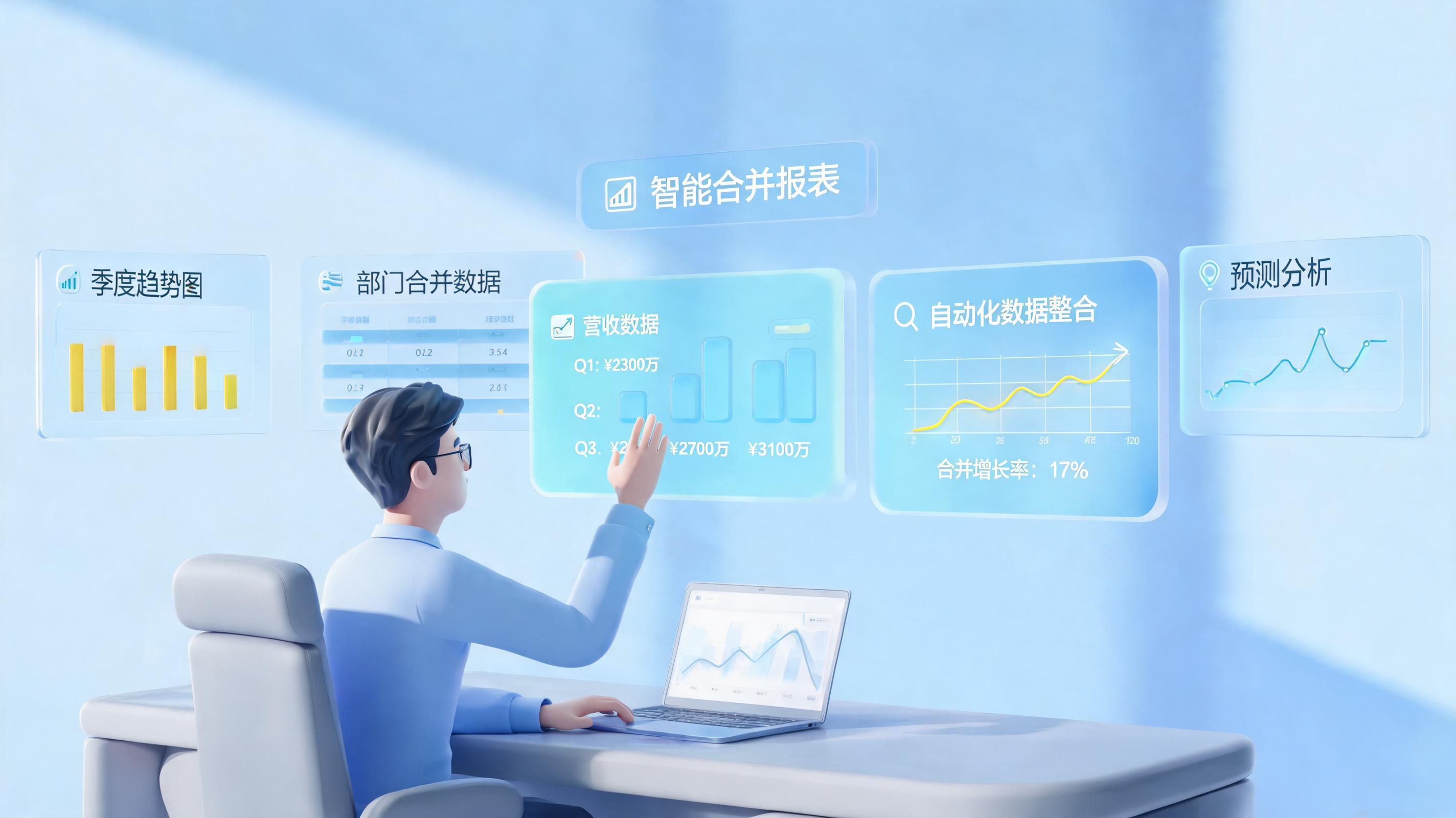 财务报表合并智能工具有哪些？从Excel到AI数字员工的全景解析_图1