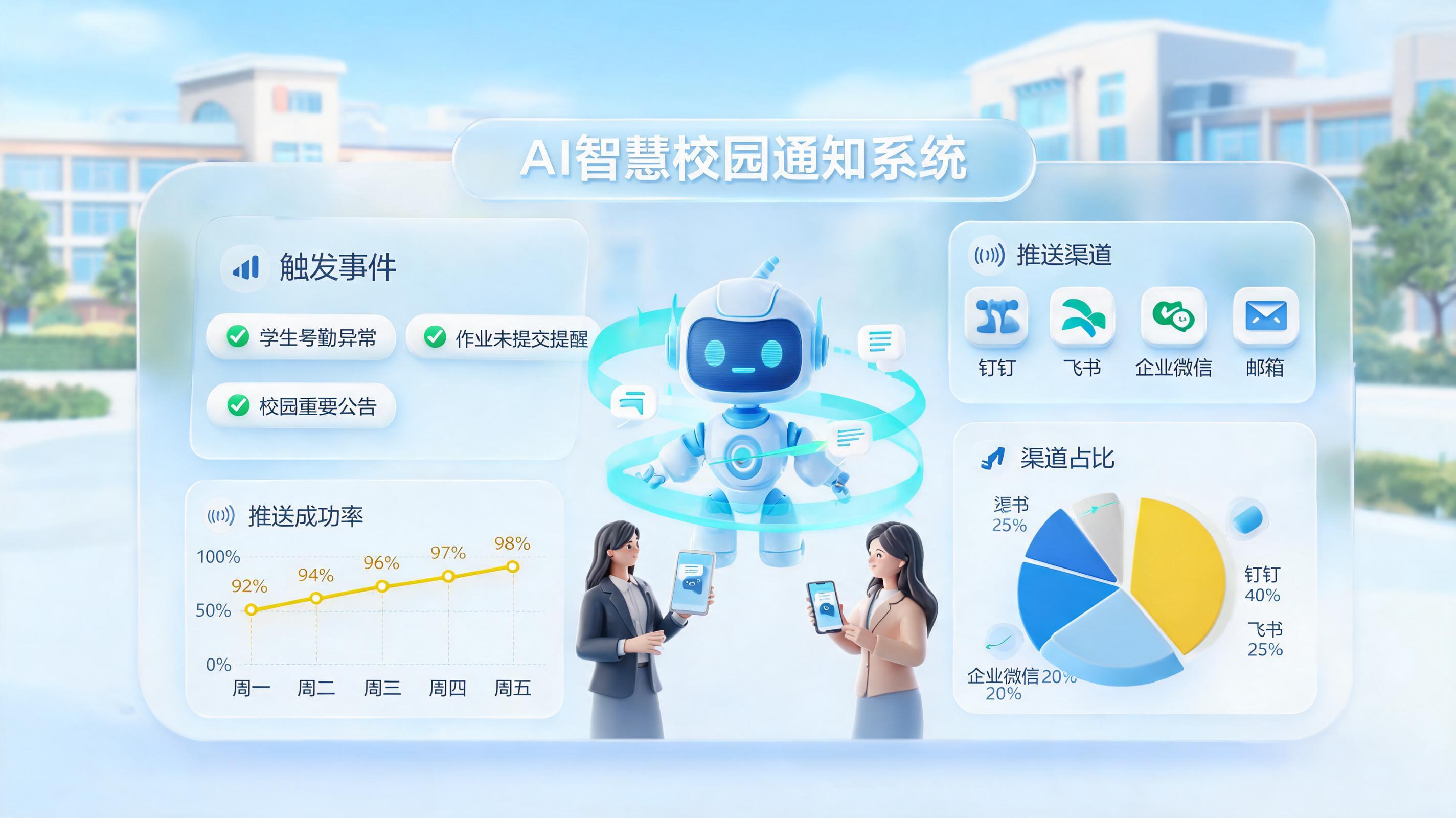 教育行业教务通知如何自动发送?实在Agent破解三大落地难题