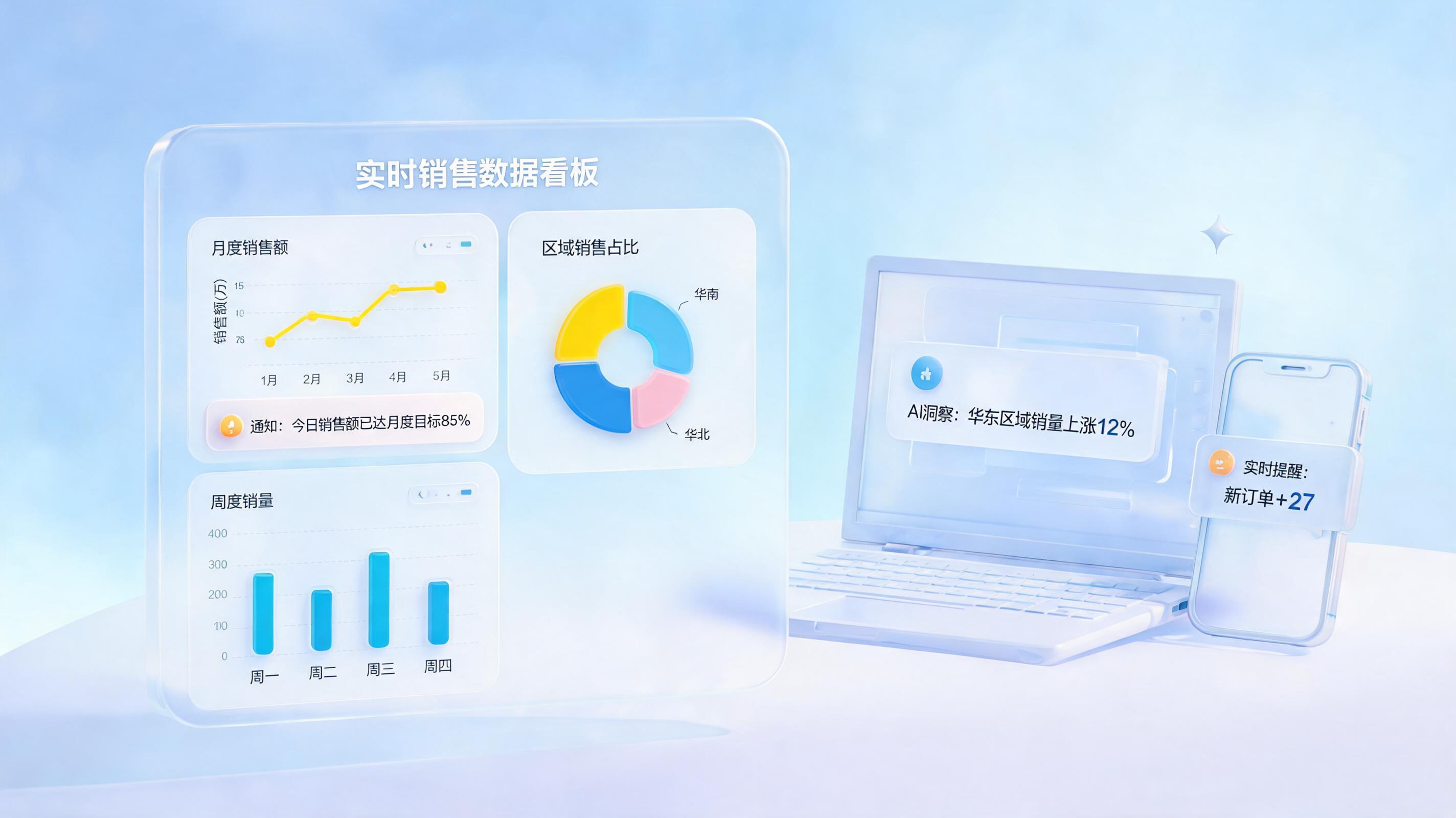 销售日报自动推送:让决策数据准时抵达