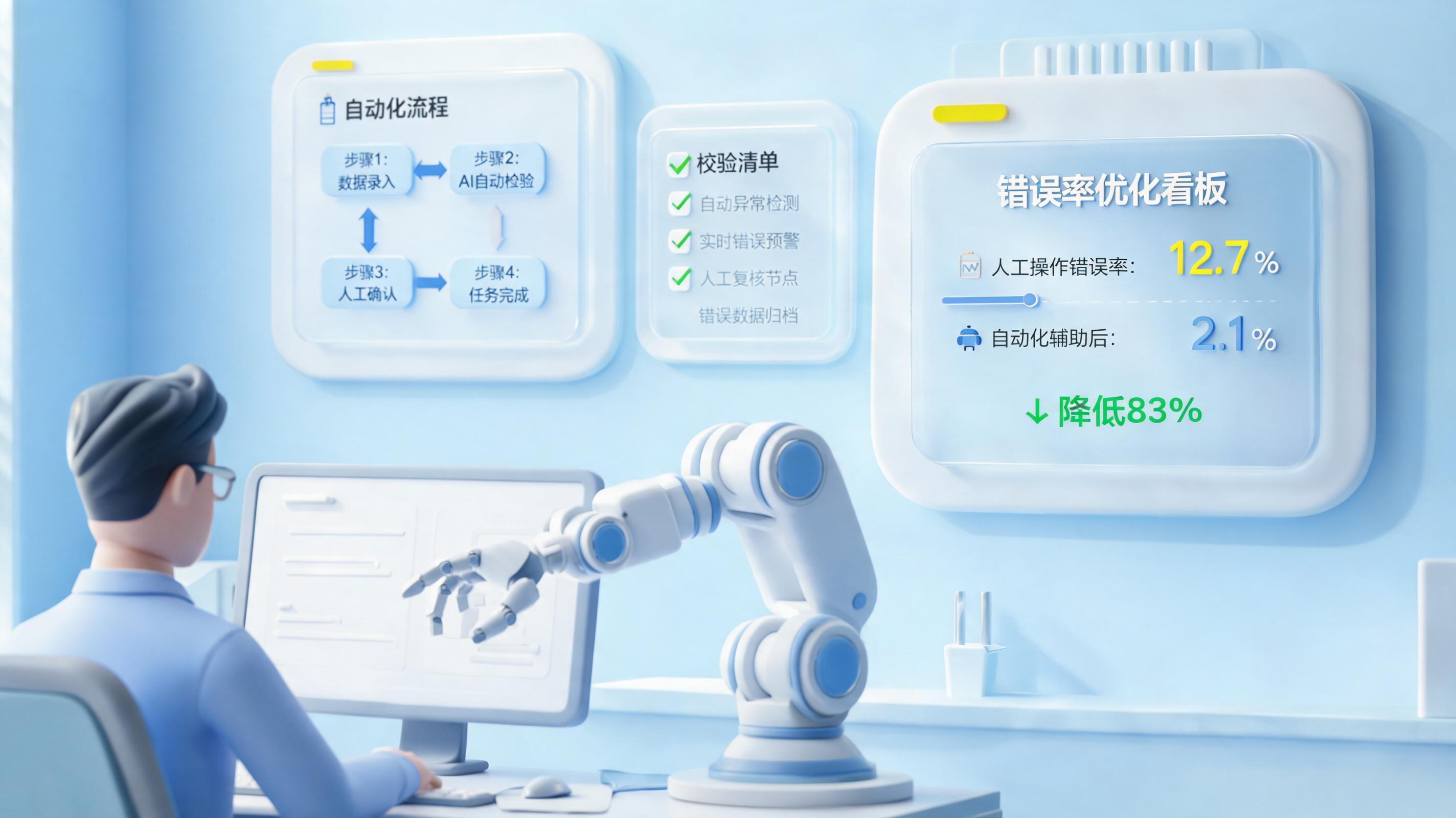 人工操作失误率高怎么破?三步构建企业防错体系