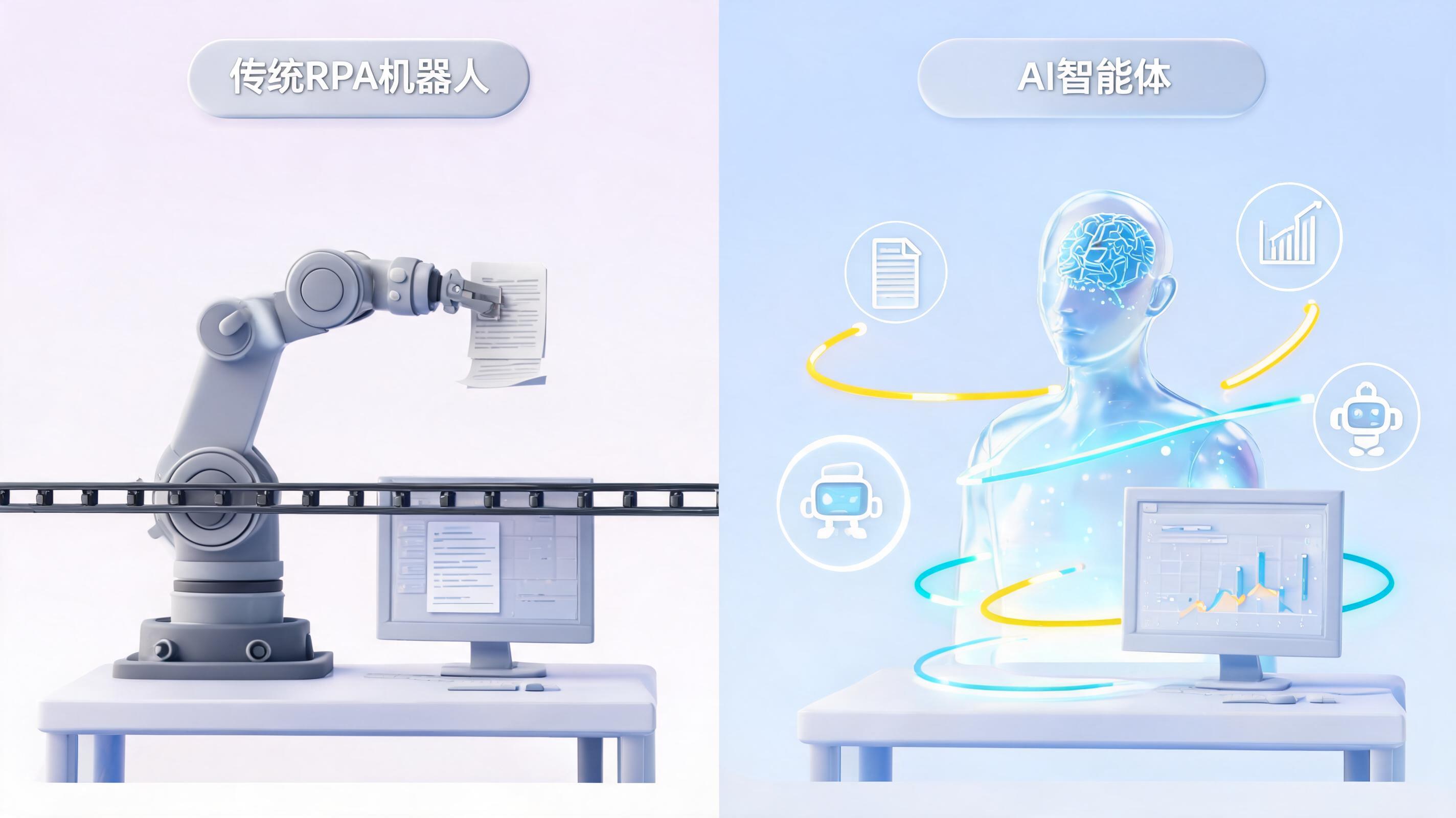 传统RPA和AI Agent有什么区别？从“工具执行”到“任务规划”的范式转移_图1