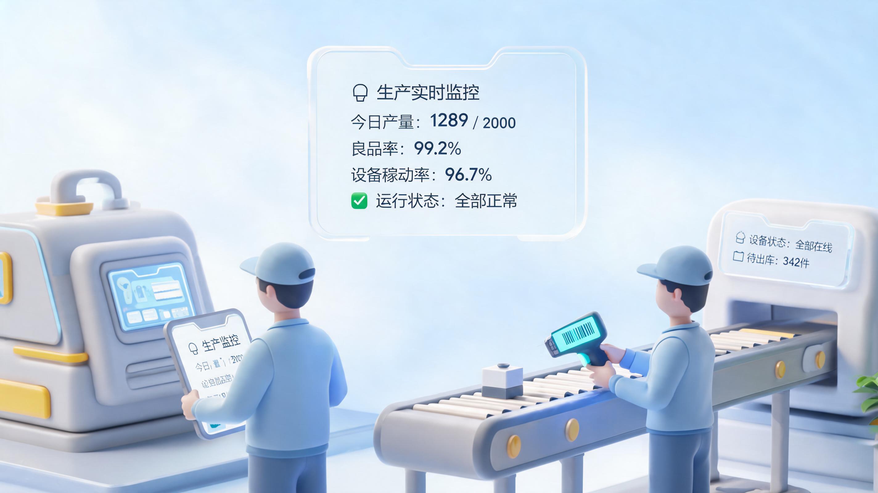 车间生产进度如何实时掌控？三步构建透明化工厂_图1