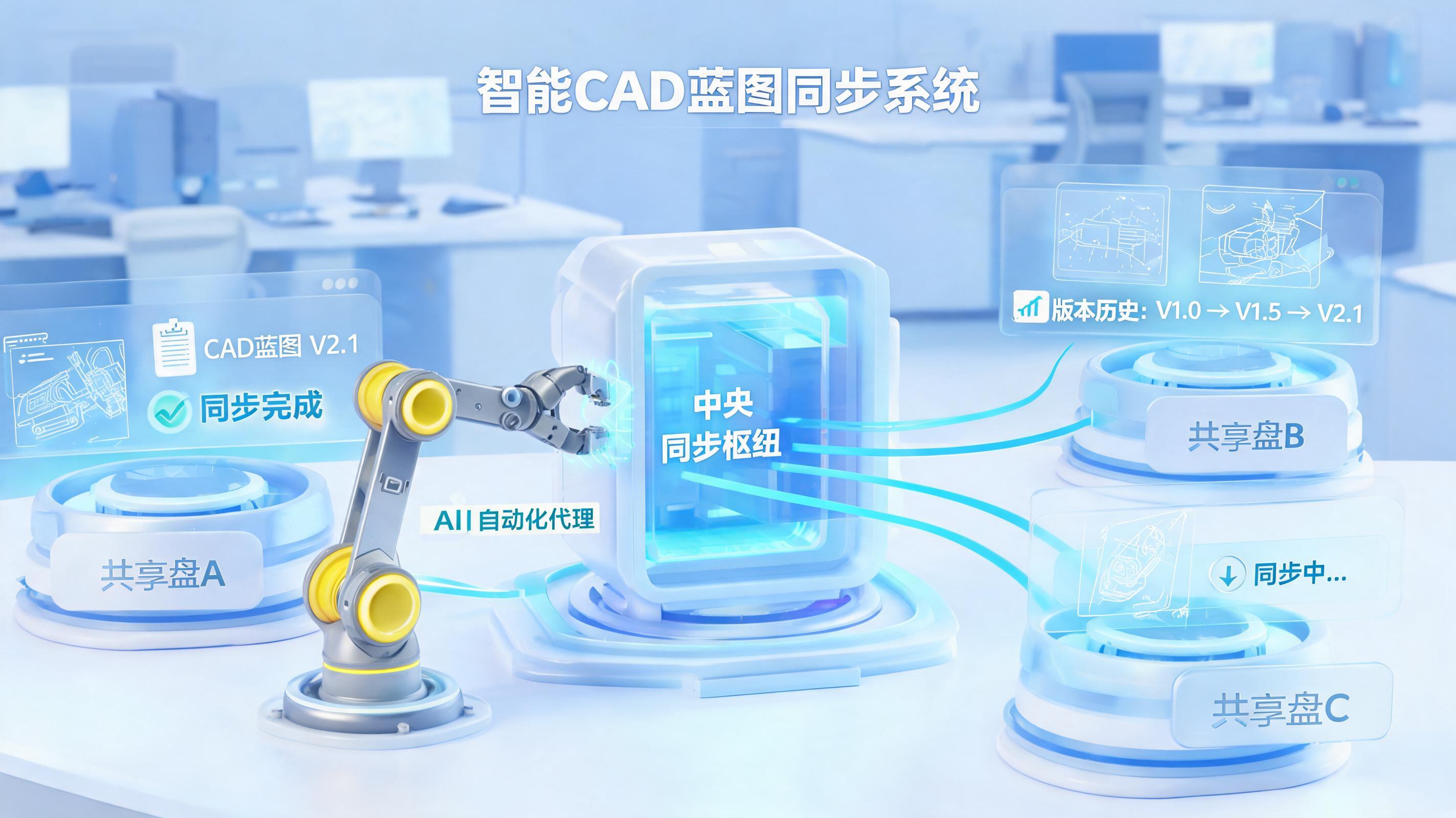多版本图纸同步智能流程，终结混乱跨盘协作