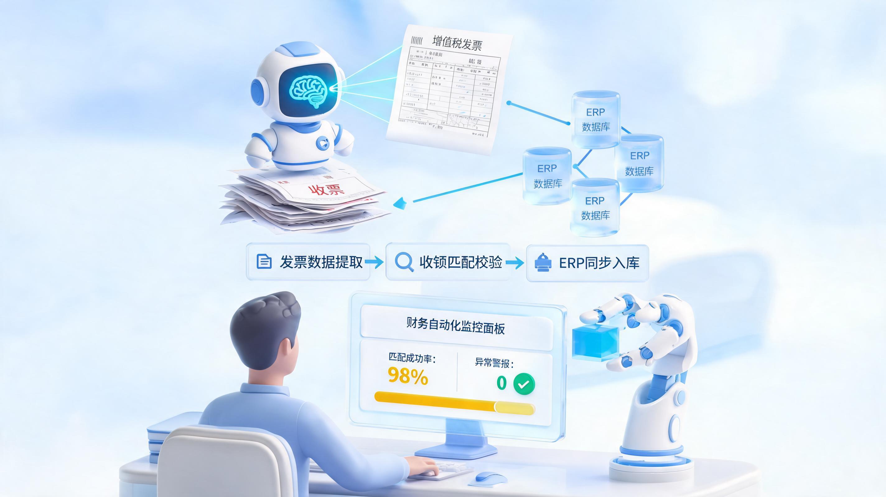 从3分钟到3秒,采购发票与入库单自动对账重塑财务效率