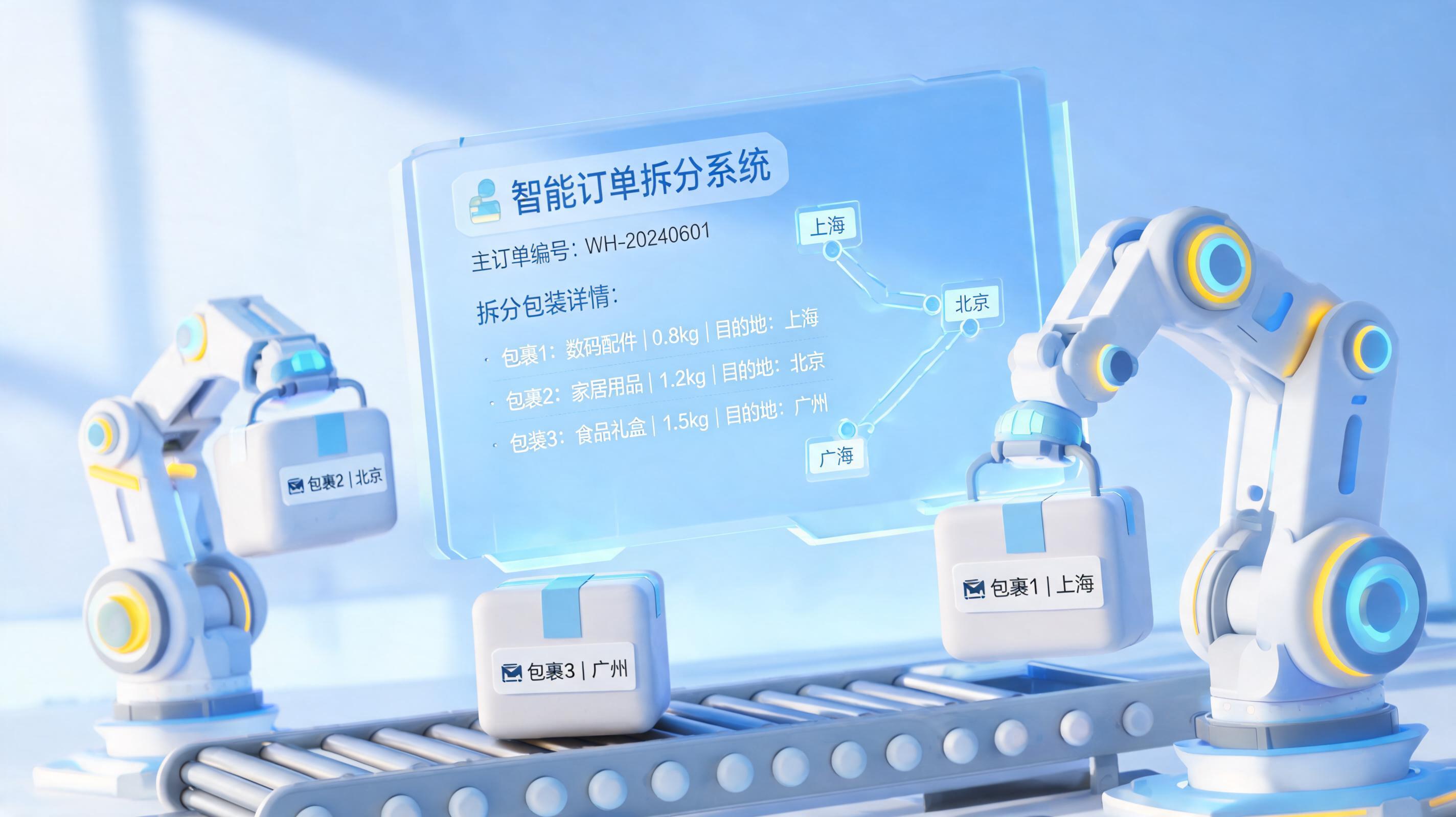 多批次仓储出库智能体，订单拆分与标签匹配重塑供应链效率