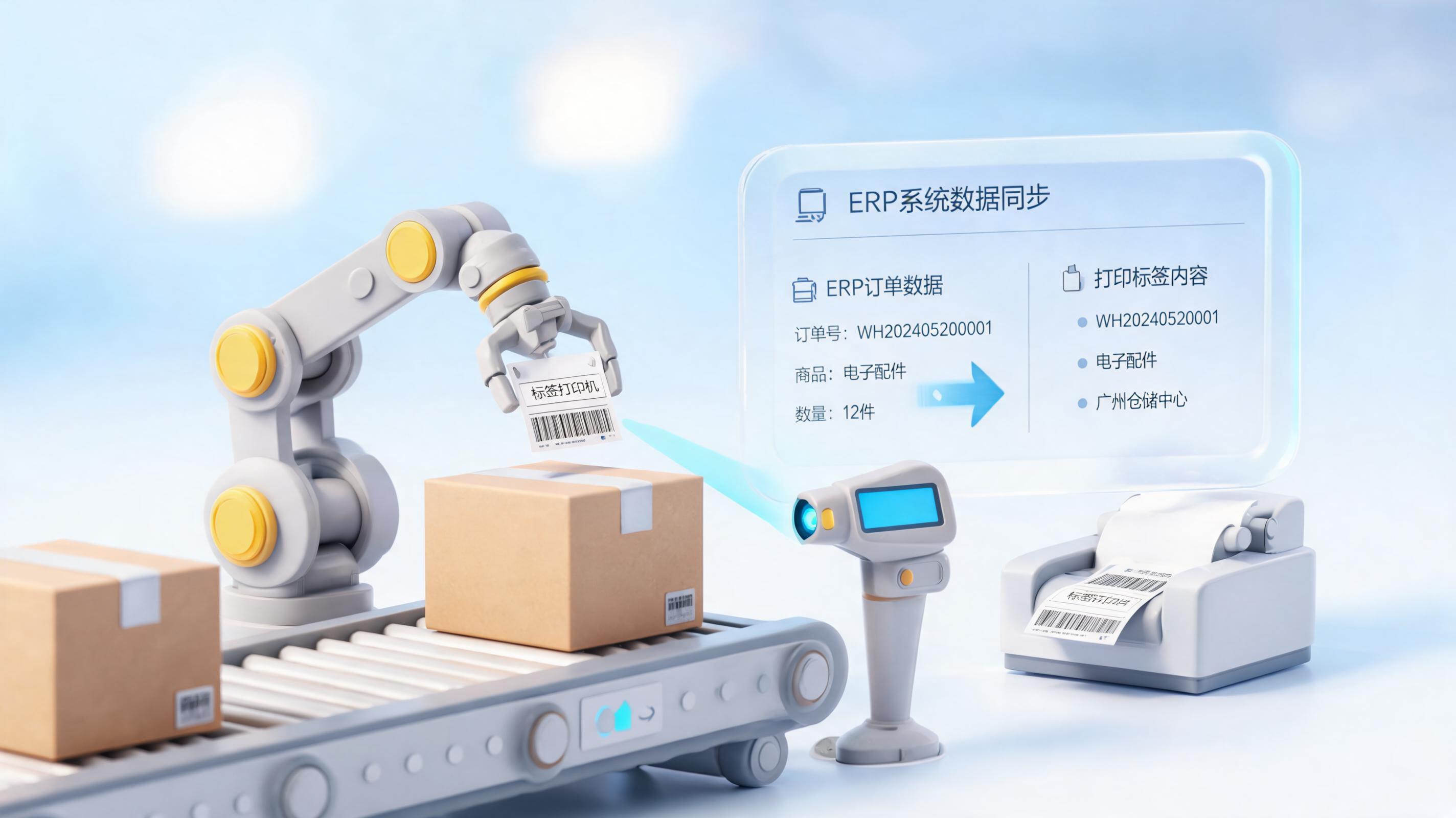 出货标签自动生成打印的实现路径,三步告别手动作业