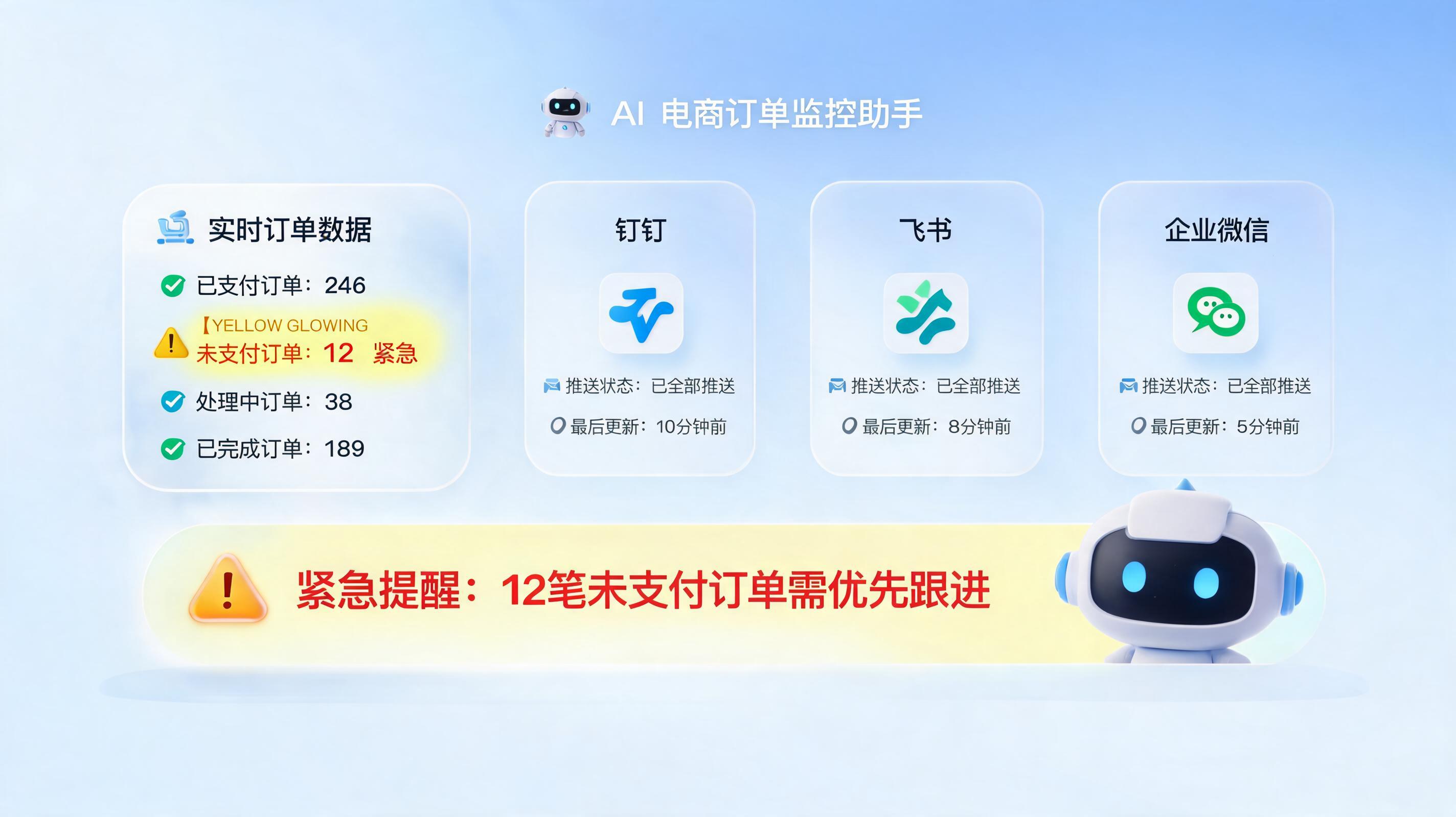 追单错过黄金期？看数字员工如何智能提醒助播跟进未支付订单_图1