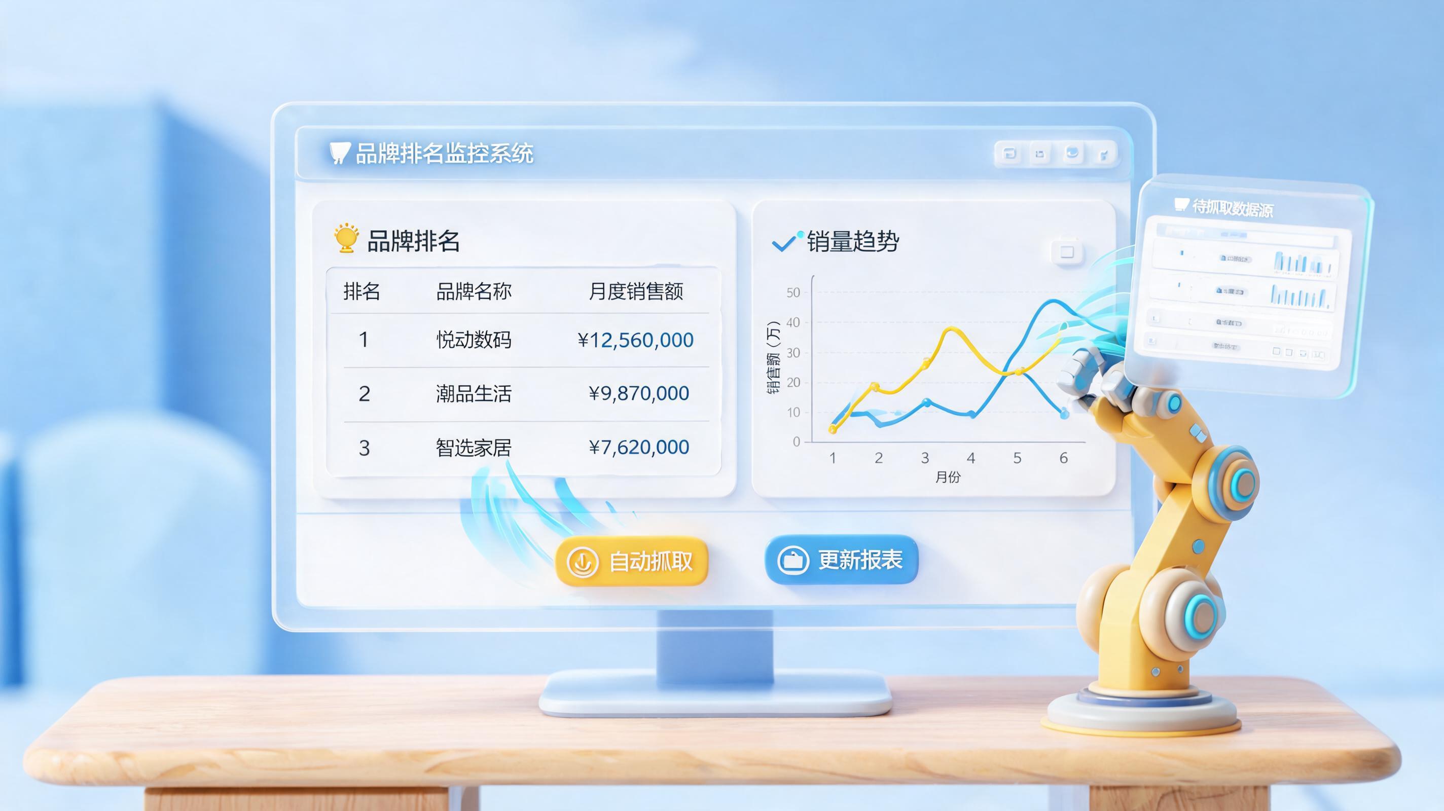 飞瓜品牌排行数据怎么自动采集?解锁企业级智能监控方案