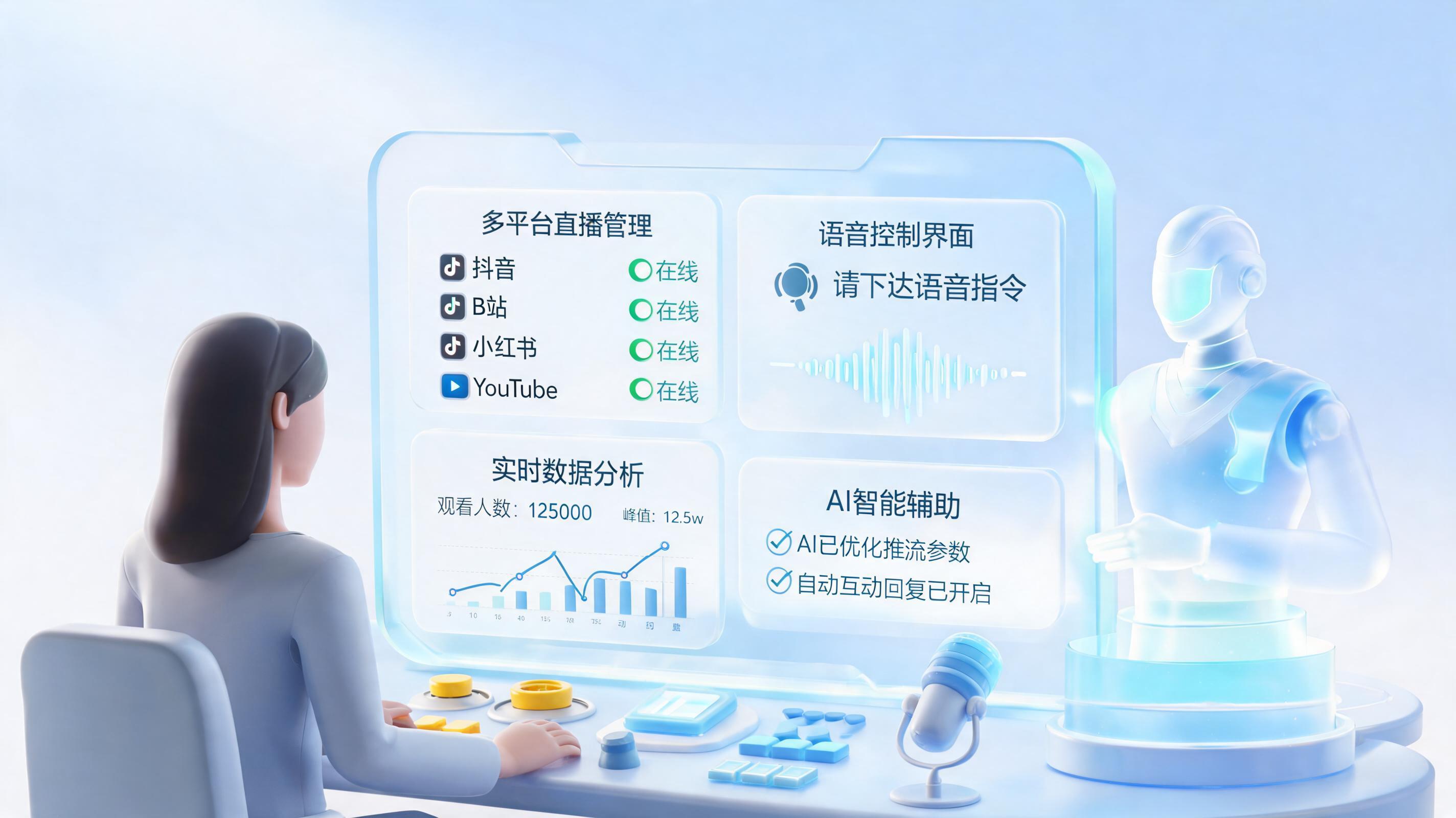直播间中控人员任务太多怎么办？从“人肉电池”到“智慧指挥”的进化之路