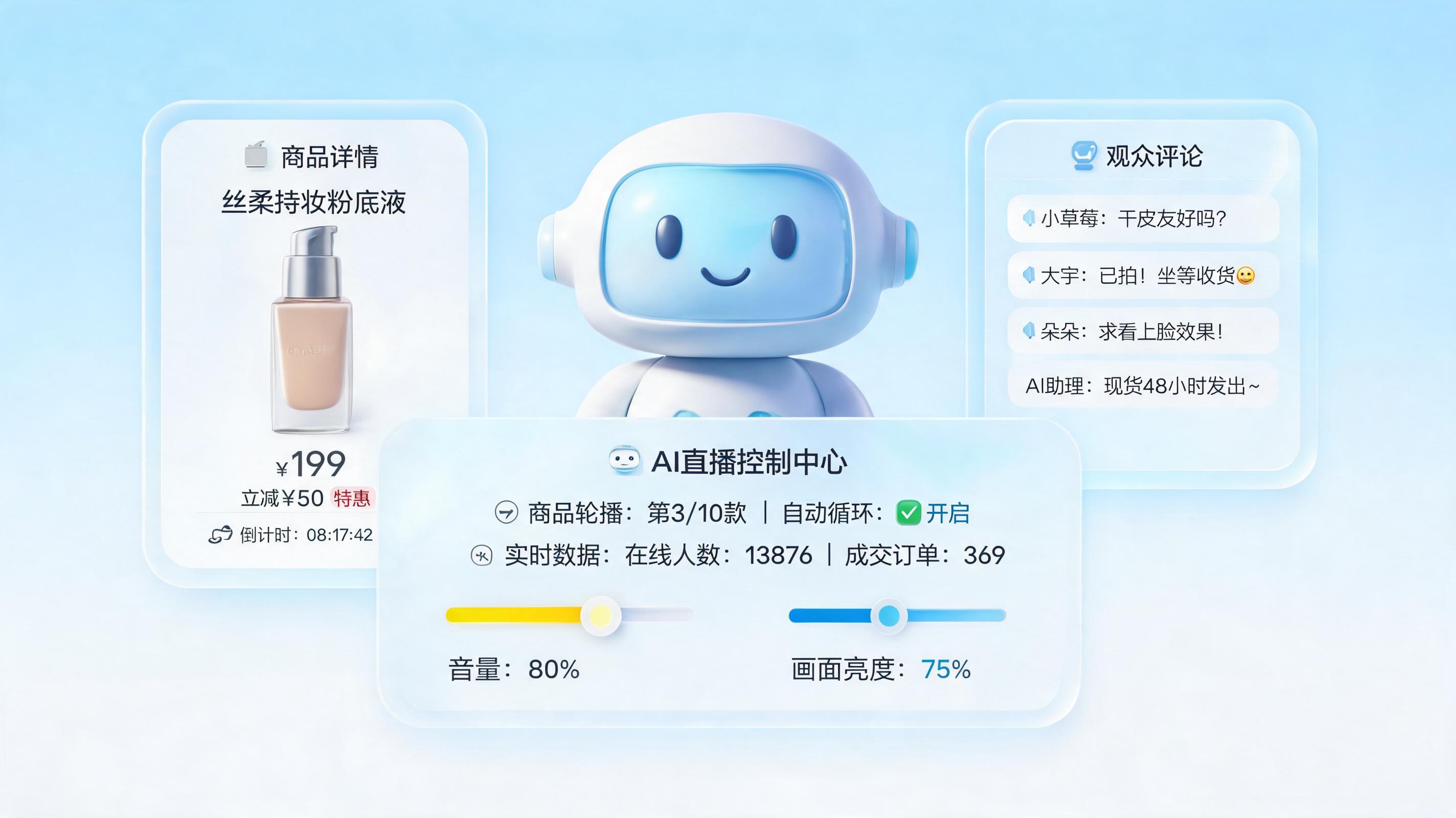直播商品如何自动轮回讲解？AI驱动的24小时稳定带货方案