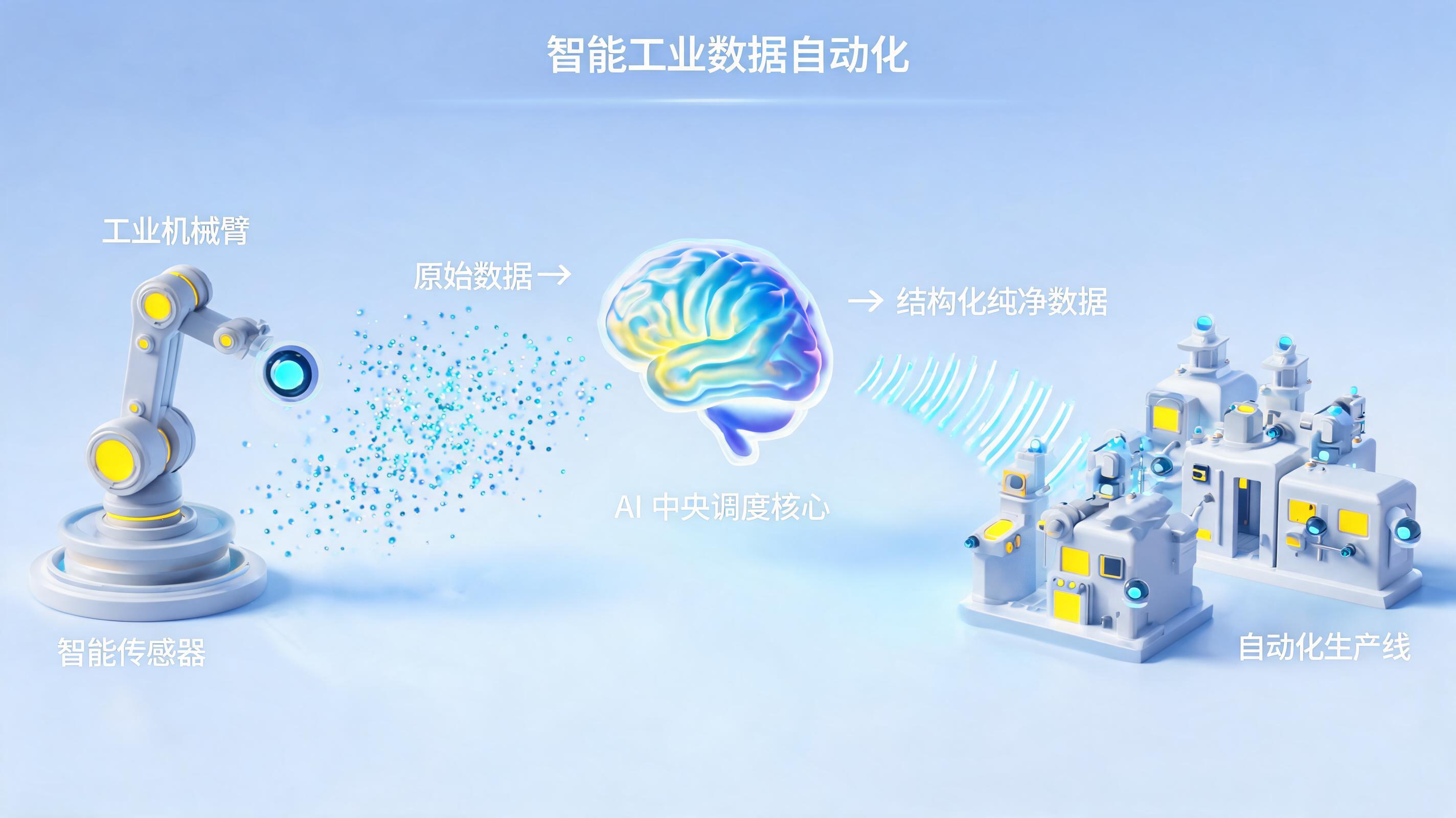 工业数据前置自动化处理，智能体支撑上层智造系统