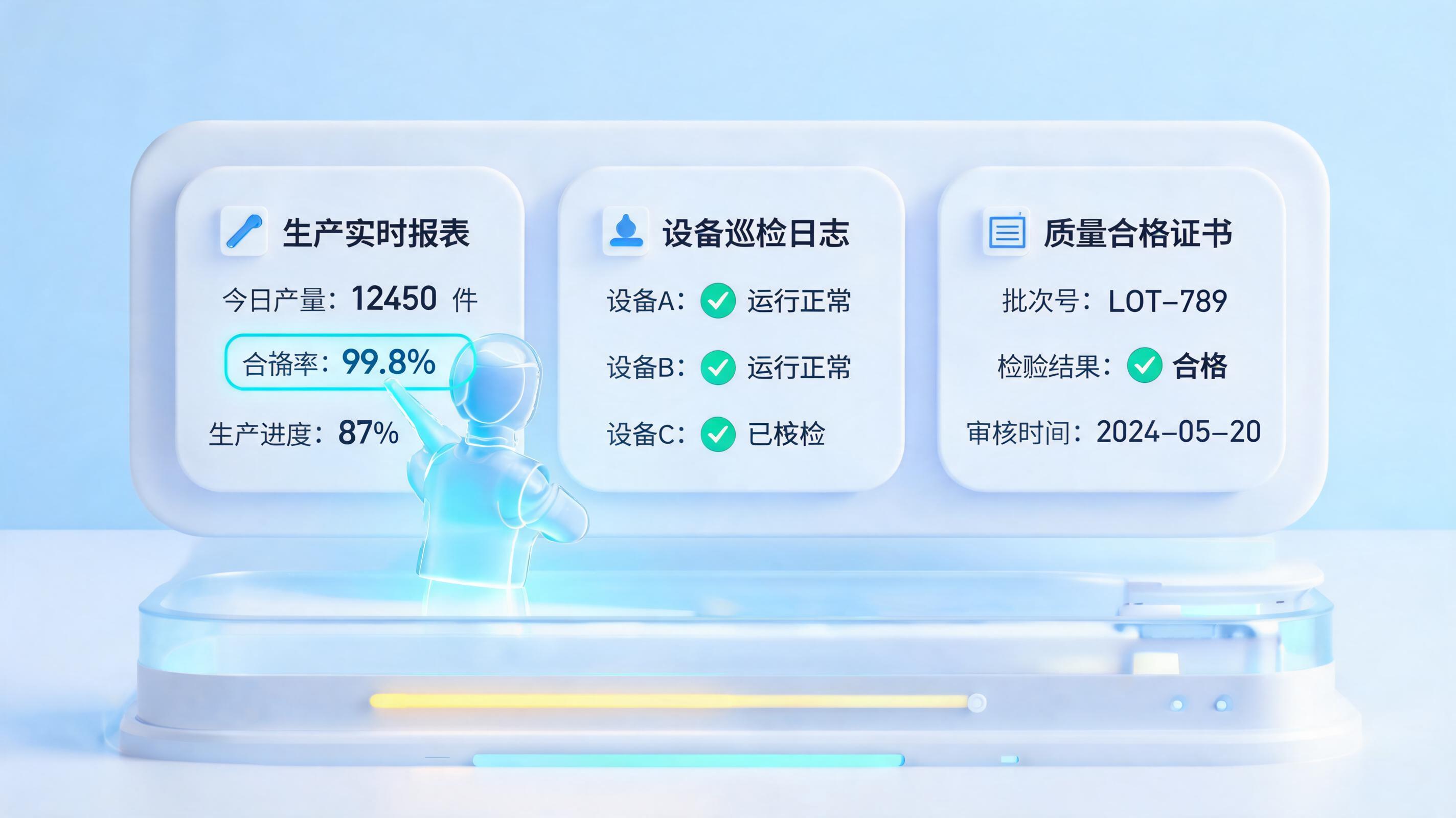 通过智能体统一管理车间电子台账与业务凭证，加速制造数智化转型_图1