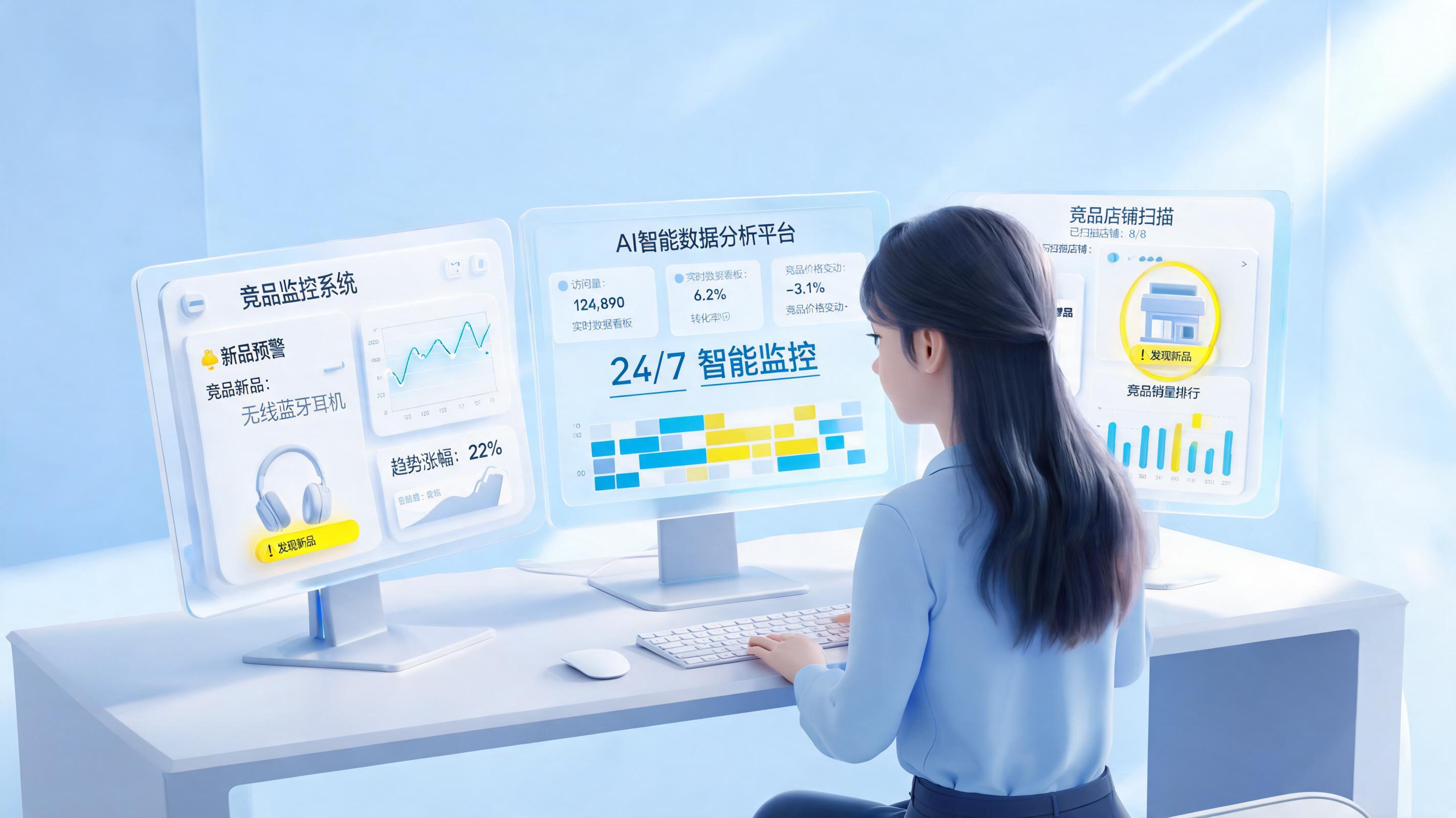 自动抓取竞品新品,实在Agent让电商监控从“人盯”到“智能巡航”