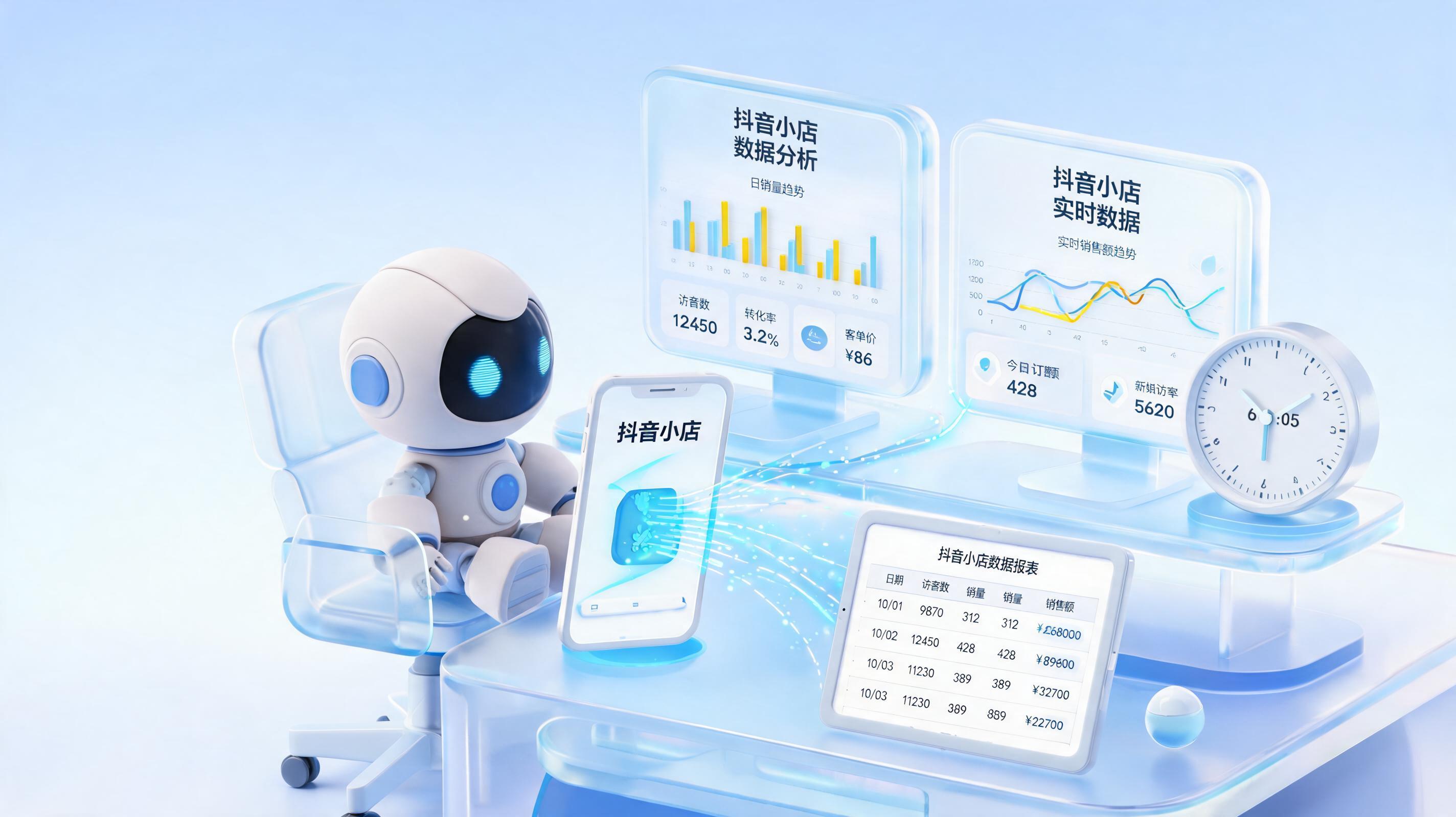 如何自动获取抖音电商罗盘数据?从手动下载到无人值守