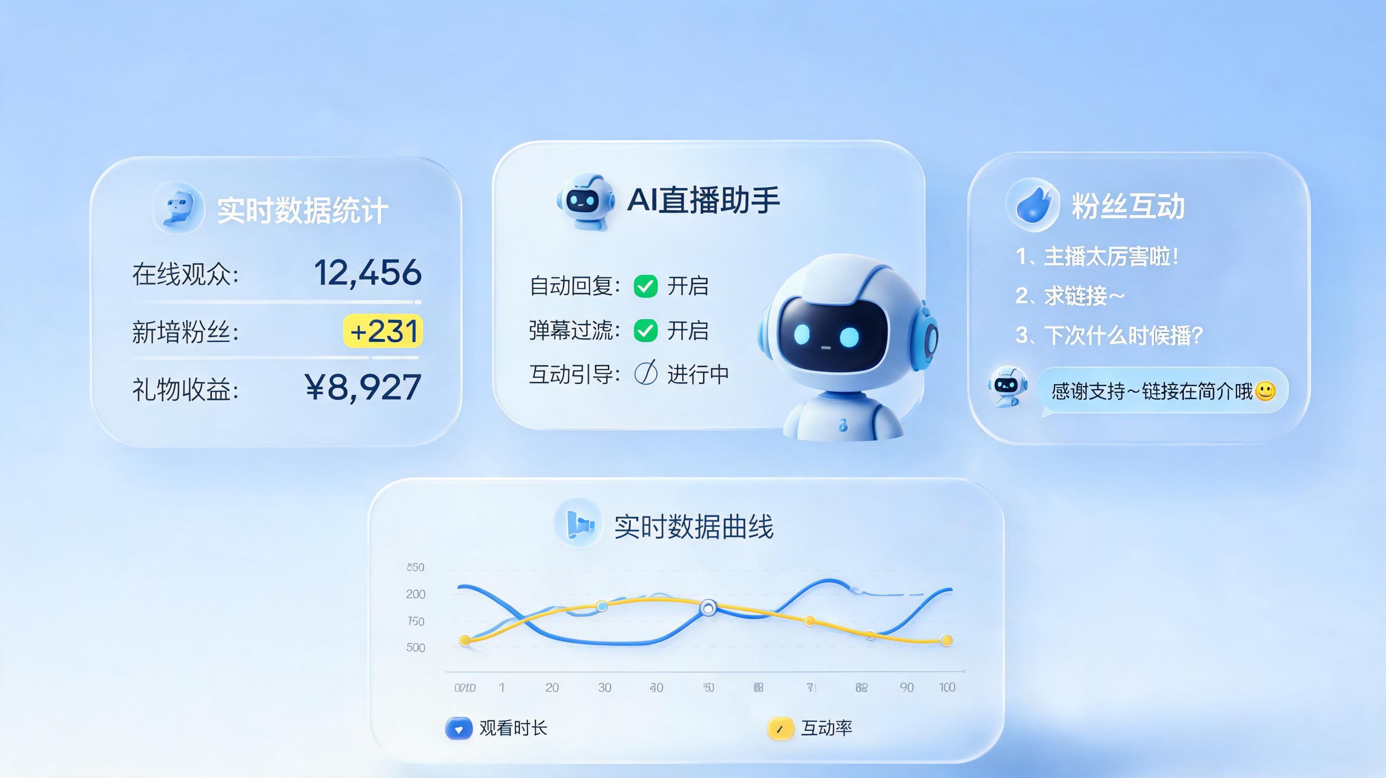 直播间粉丝互动自动化:从“手忙脚乱”到“数字场控”的进化