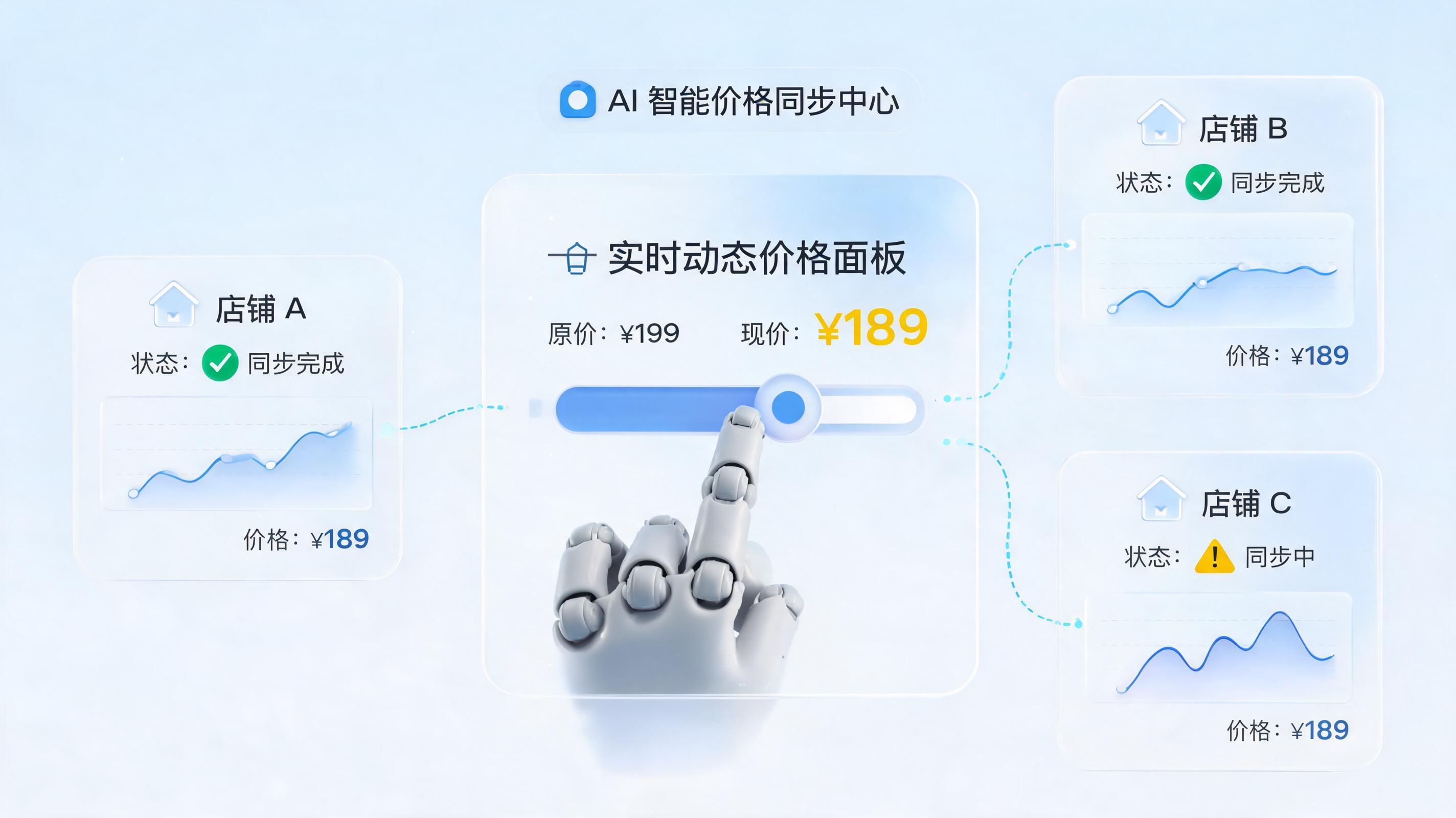 抖音多店铺商品价格如何自动同步？
