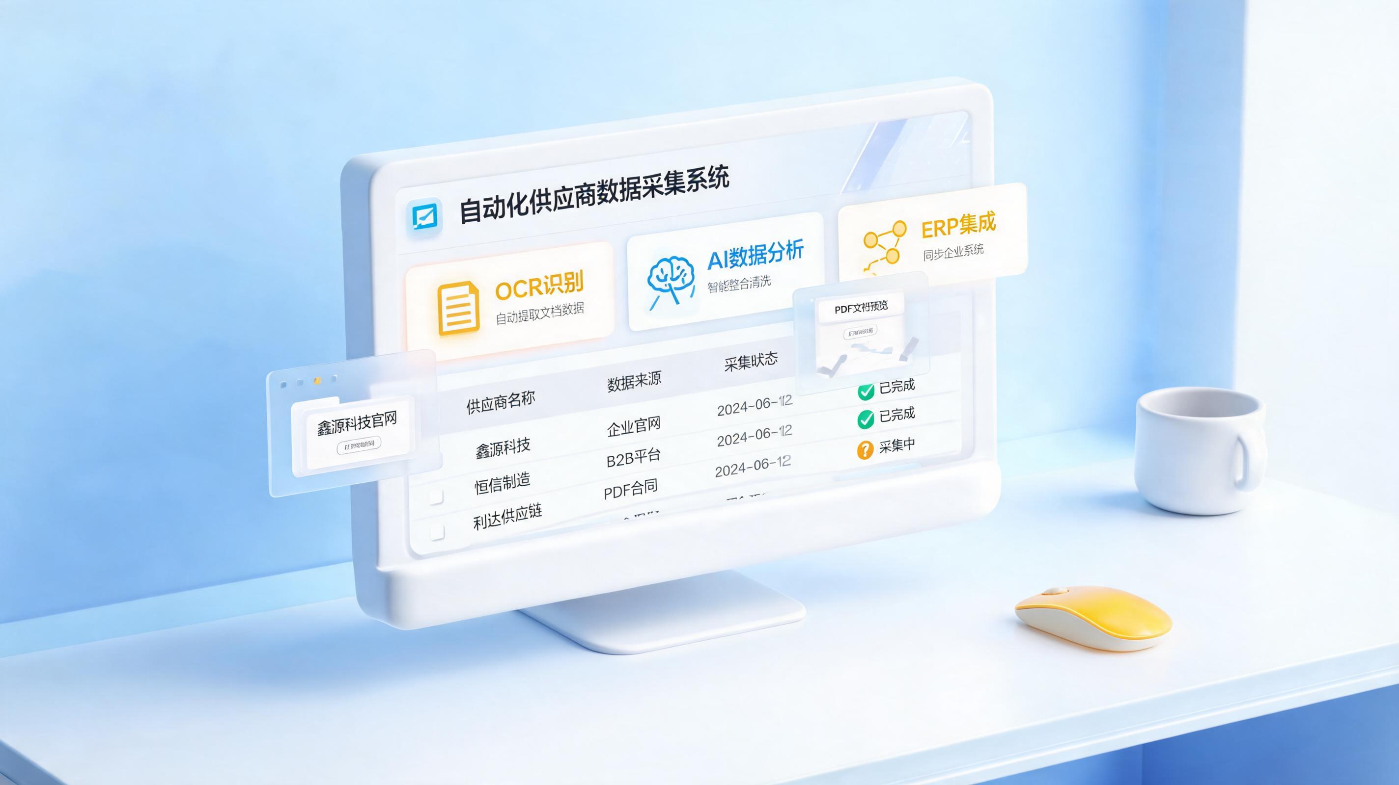 如何用Agent自动采集供应商信息?告别低效搜索,实现企业采购智能升级