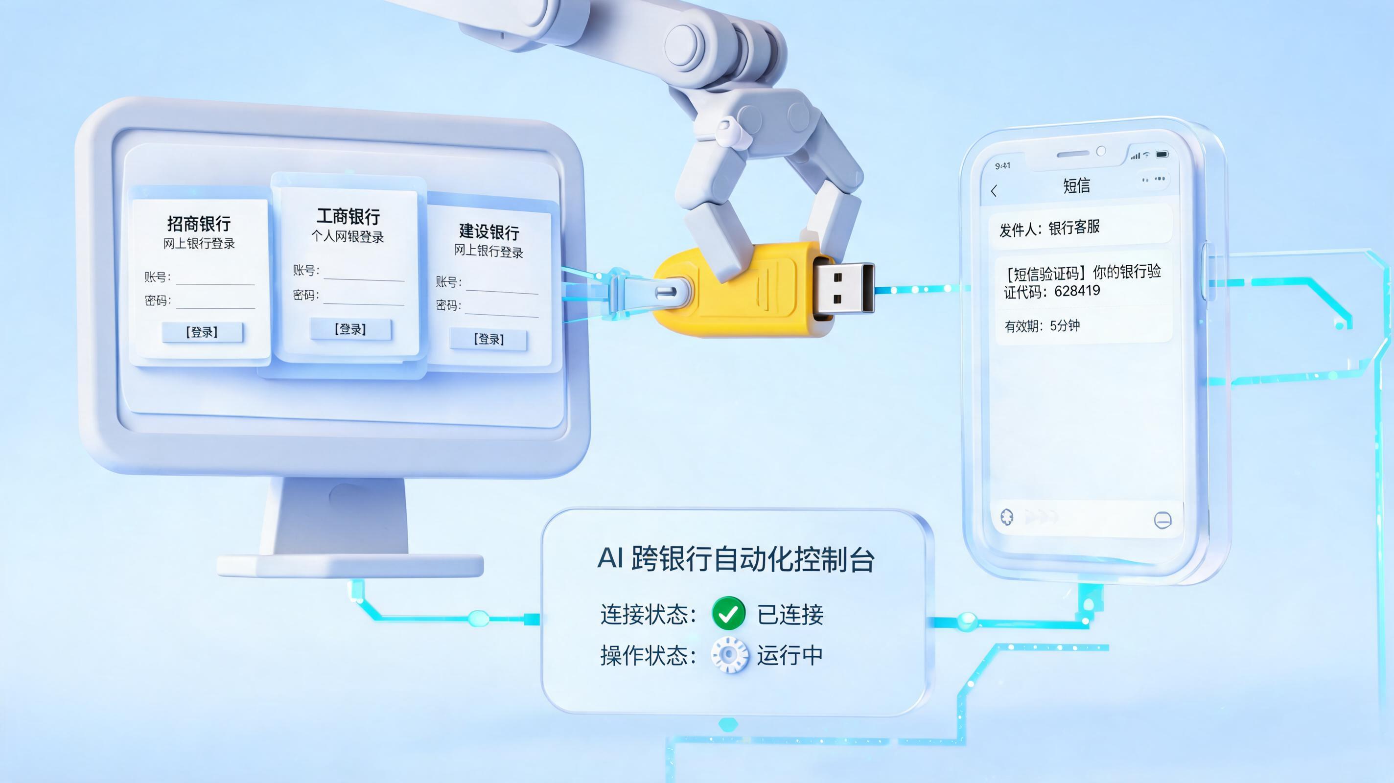 企业网银的自动登录和操作怎么实现？跨系统自动化终极解法_图1
