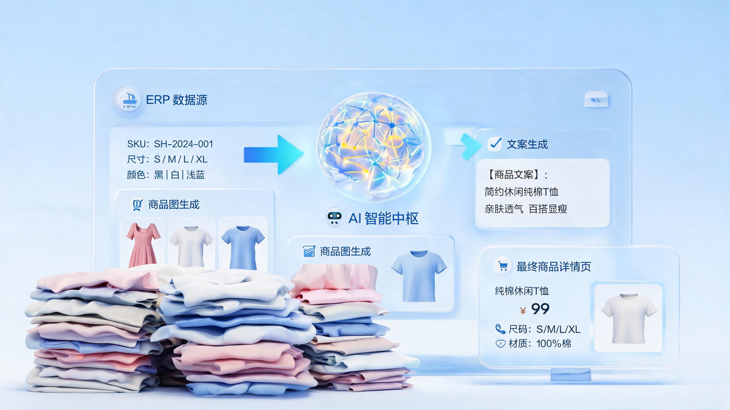 100多个服装款,商品详情页如何一键生成?流程自动化新解