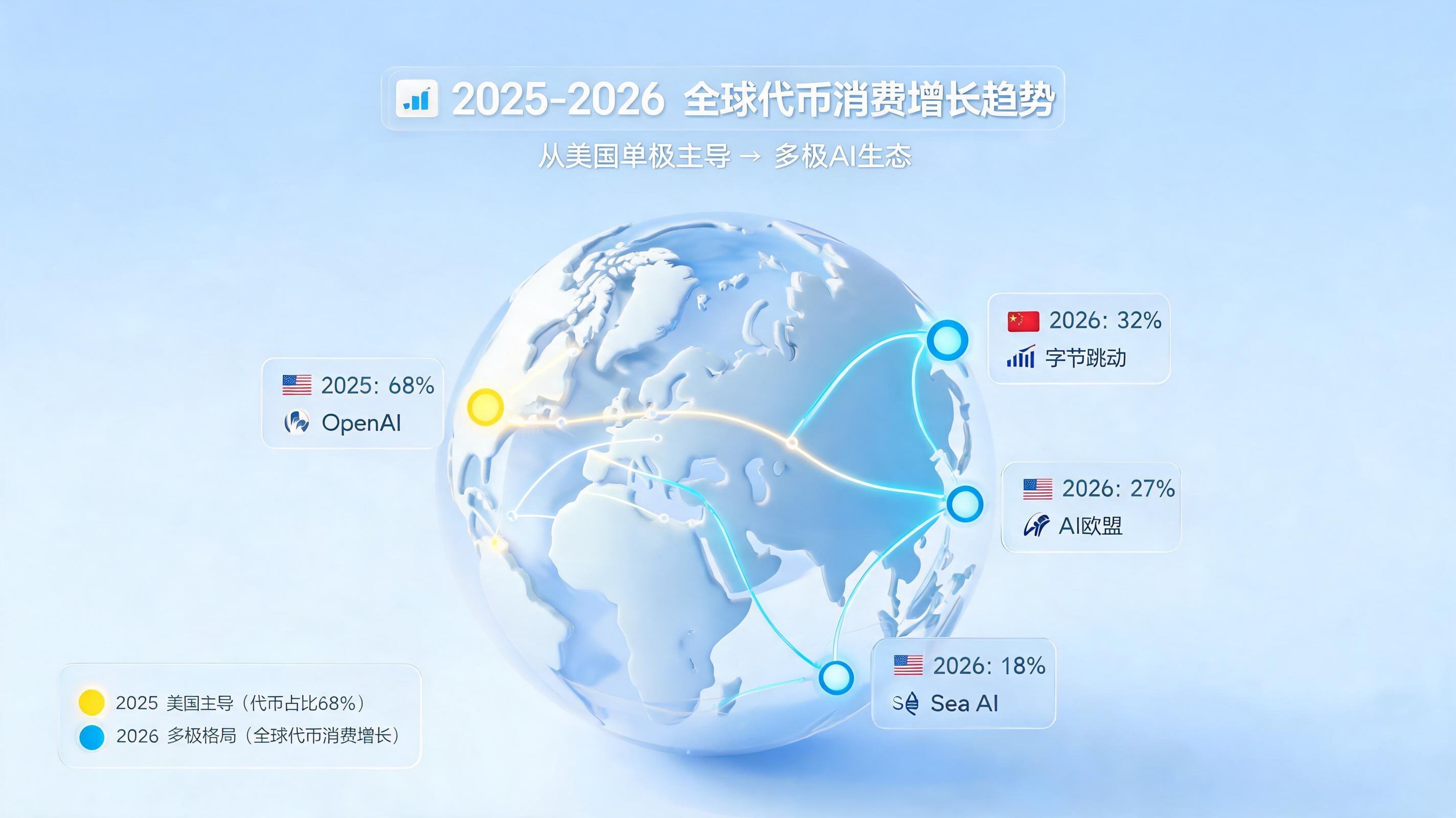 Token 消耗量 2025 和 2026 对比:指数级跨越
