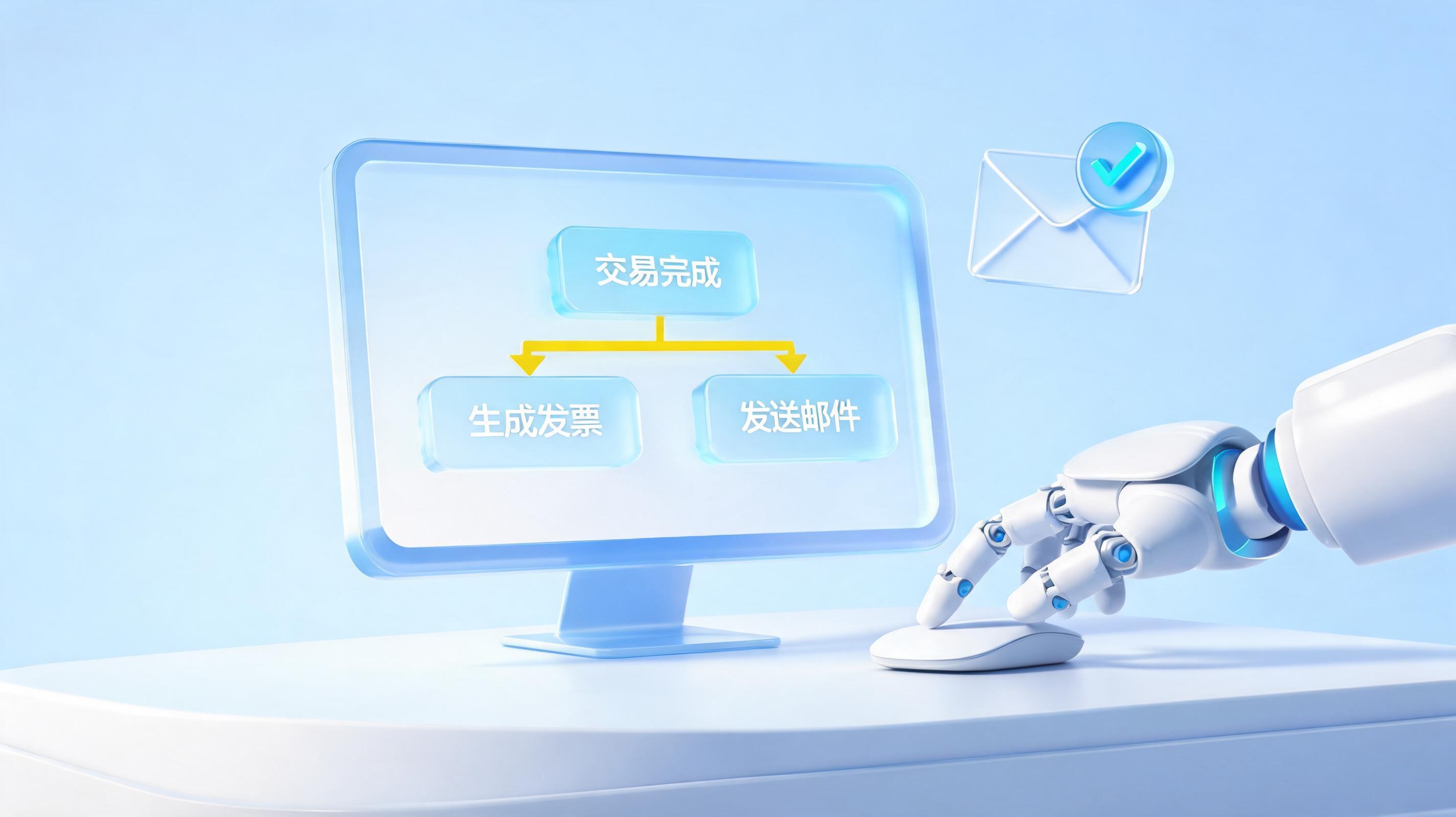 开票完成后,Agent能自动把电子发票发邮件给客户吗?这是基操