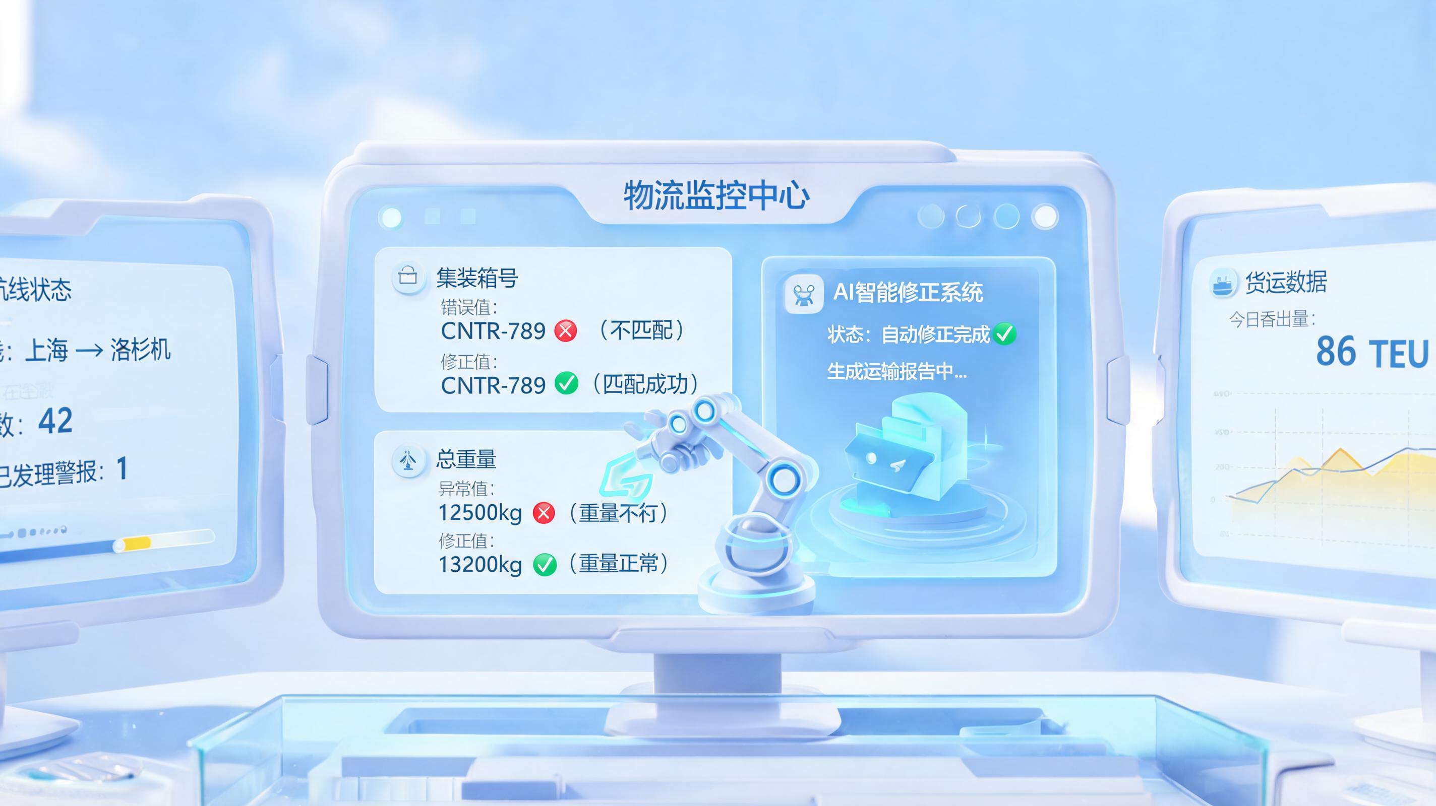 订舱数据不符？Agent自动纠错与智能护航新范式