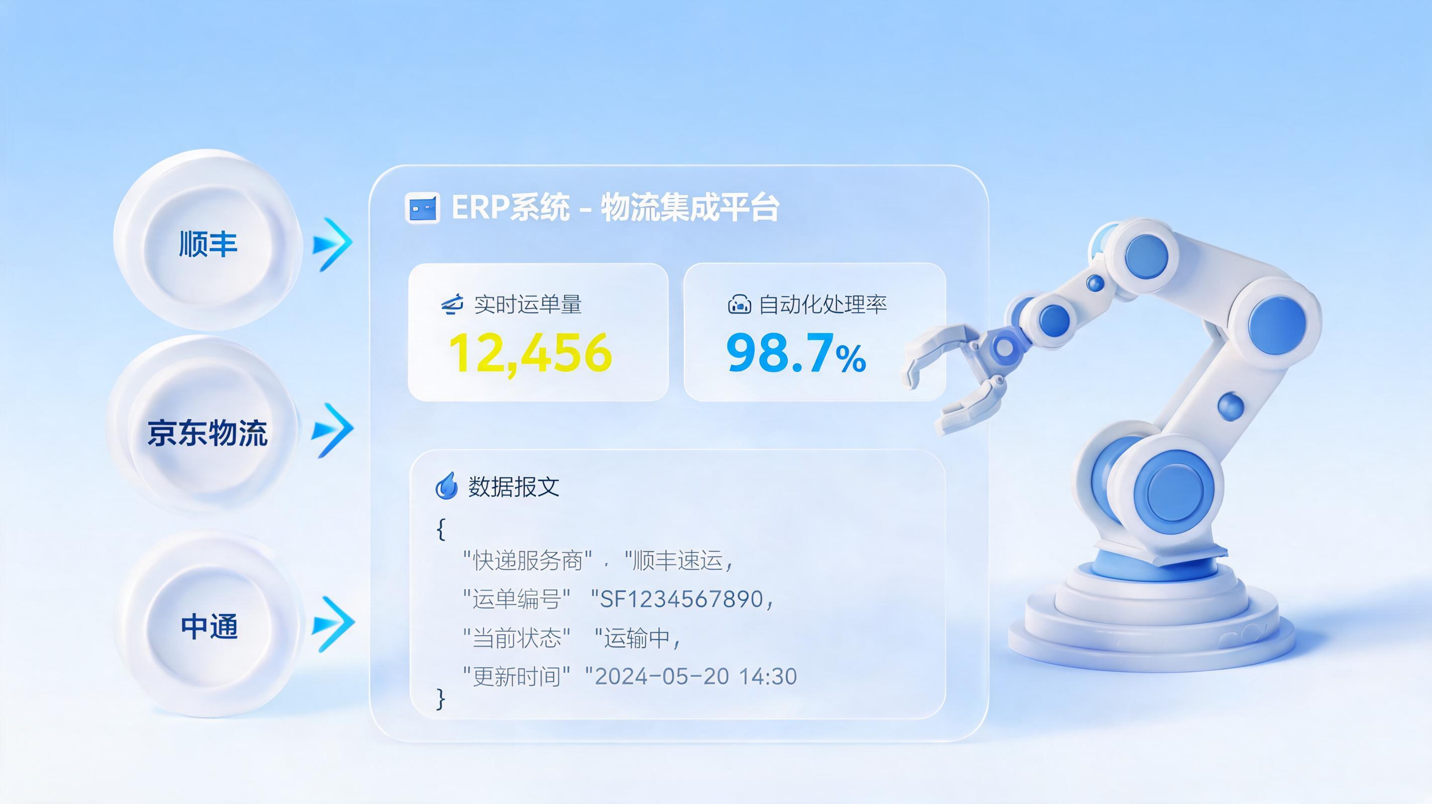 物流轨迹JSON自动导入,ERP效率跃升新路径