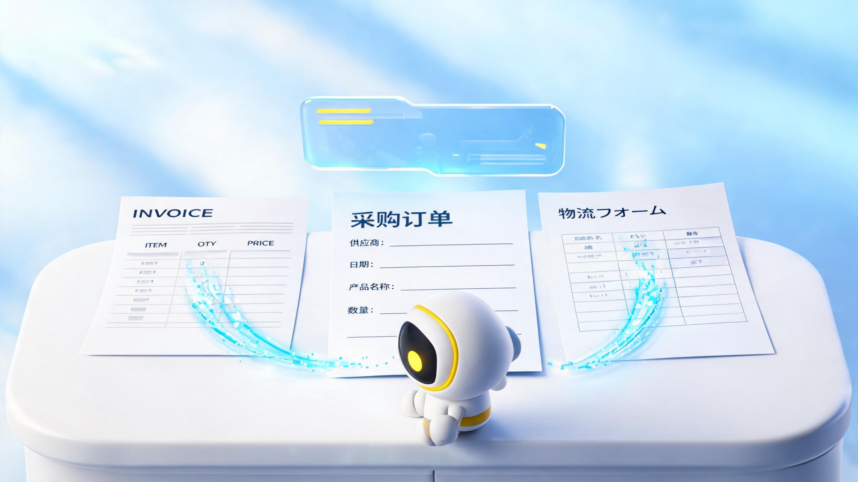 录单Agent支持英文中文等多语言单据识别吗？实在Agent轻松搞定全球单据_图1
