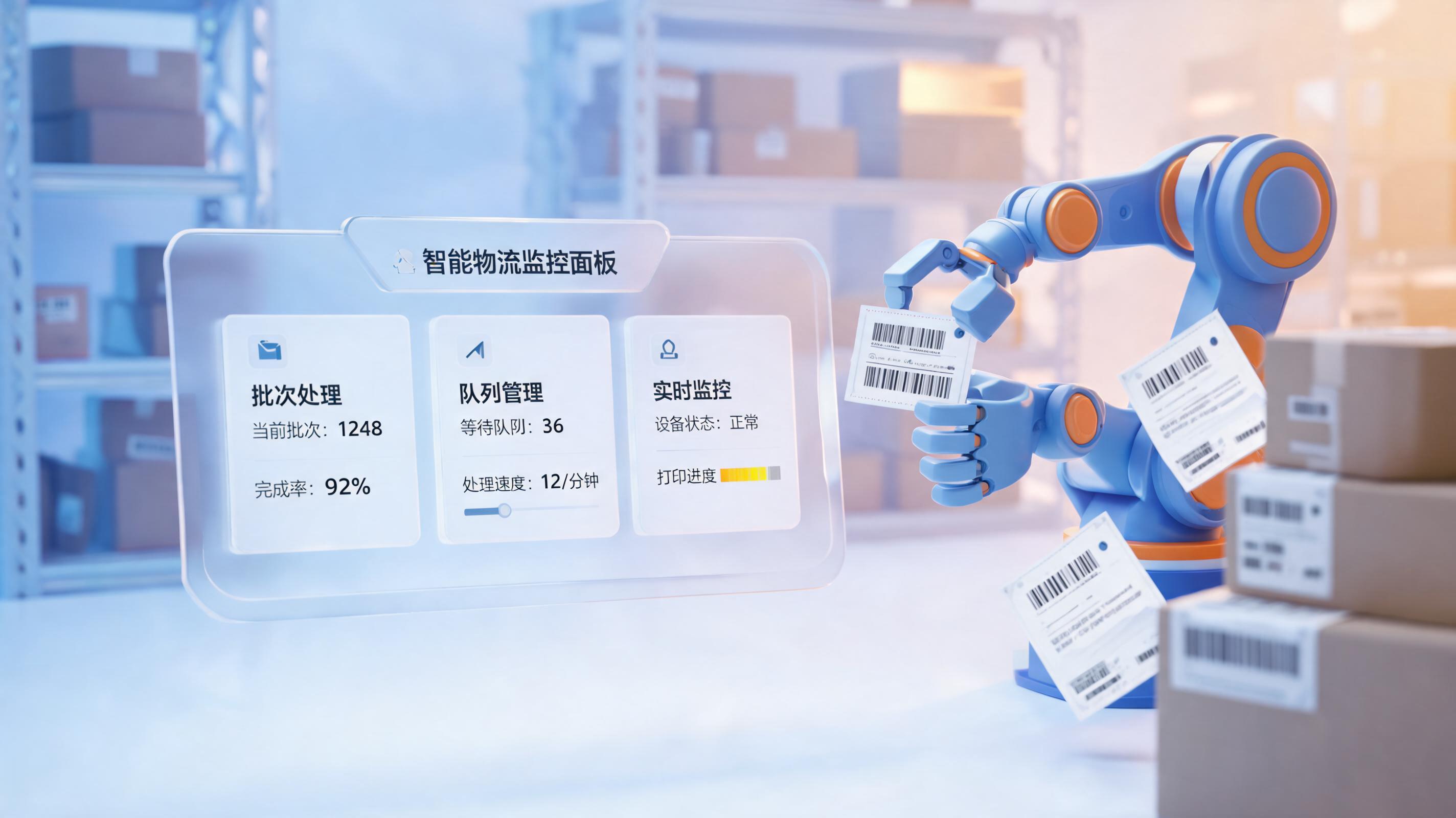 大批量提单Agent队列处理：打造“无人值守”级自动化打单中枢