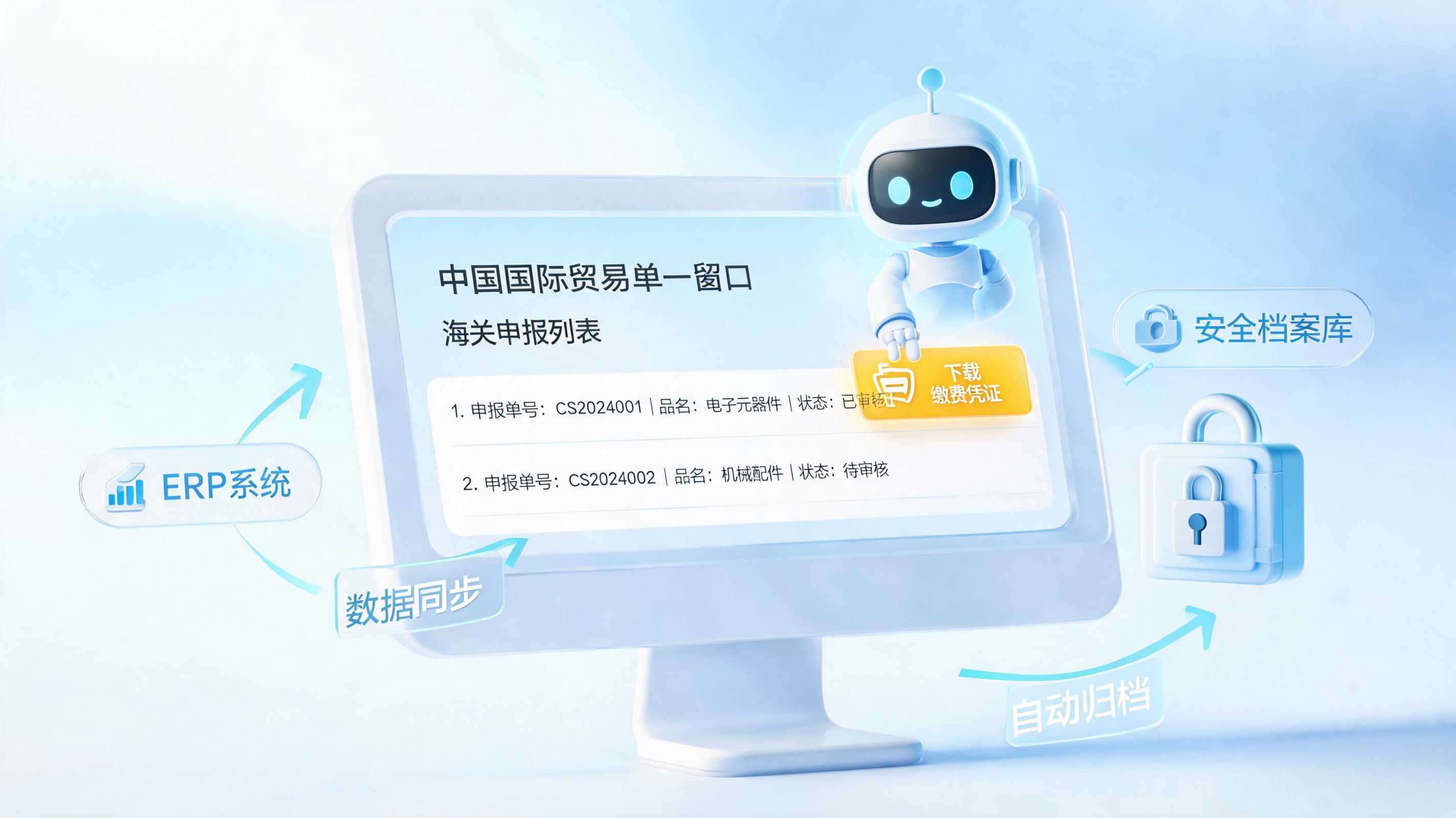 报关单收付联能否通过Agent自动下载？外贸合规自动化深度解析
