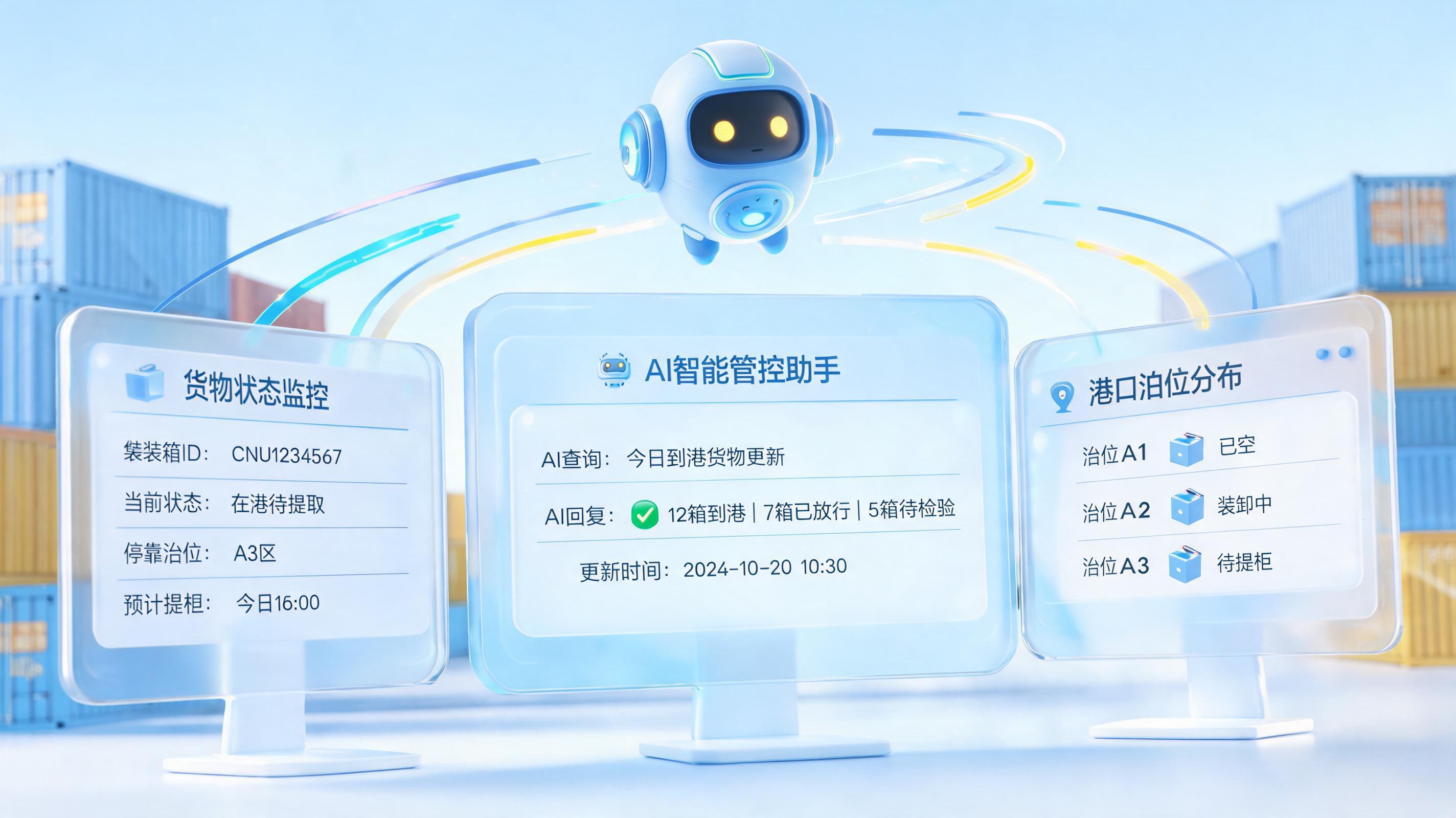 港口货物状态Agent能自动查?实时追踪告别盯屏时代