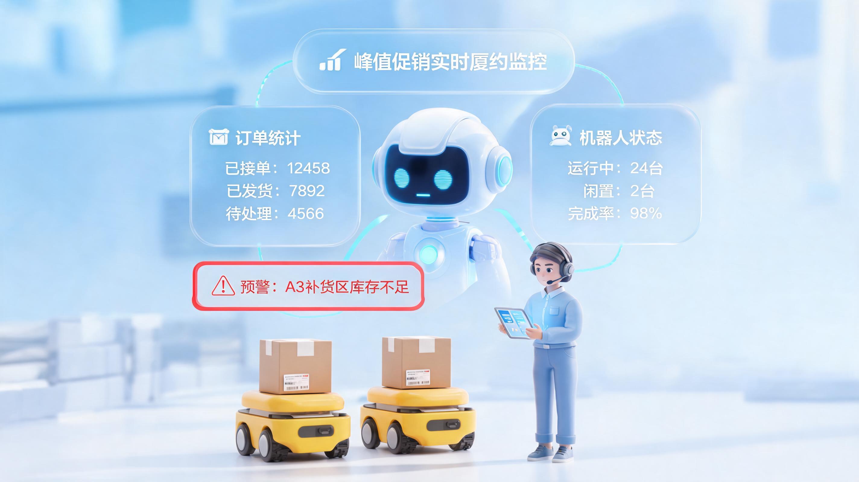 大促爆单手忙脚乱,Agent如何7x24小时应急?