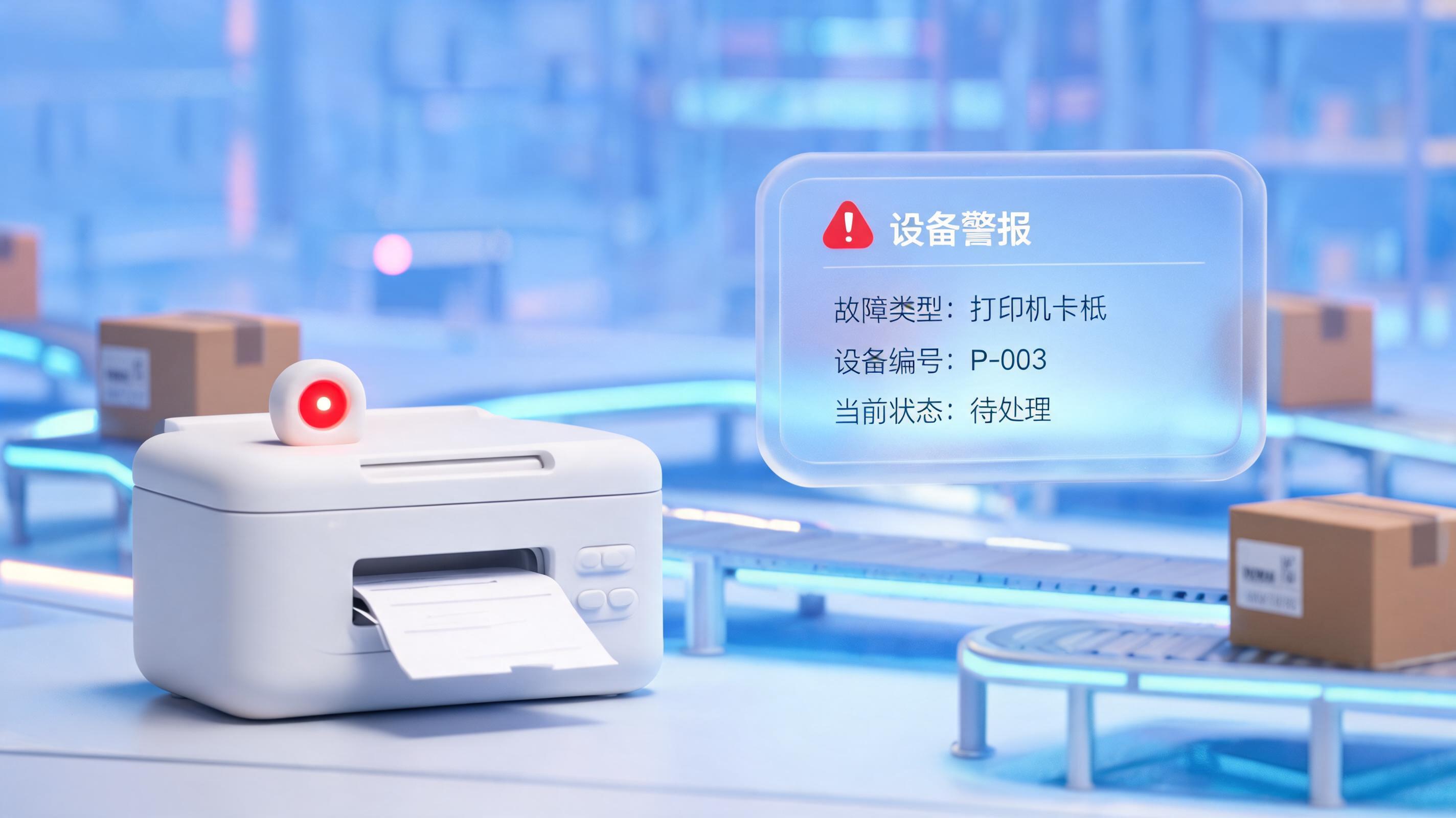 提单打印时遇到卡纸或缺纸，Agent会怎么提醒？
