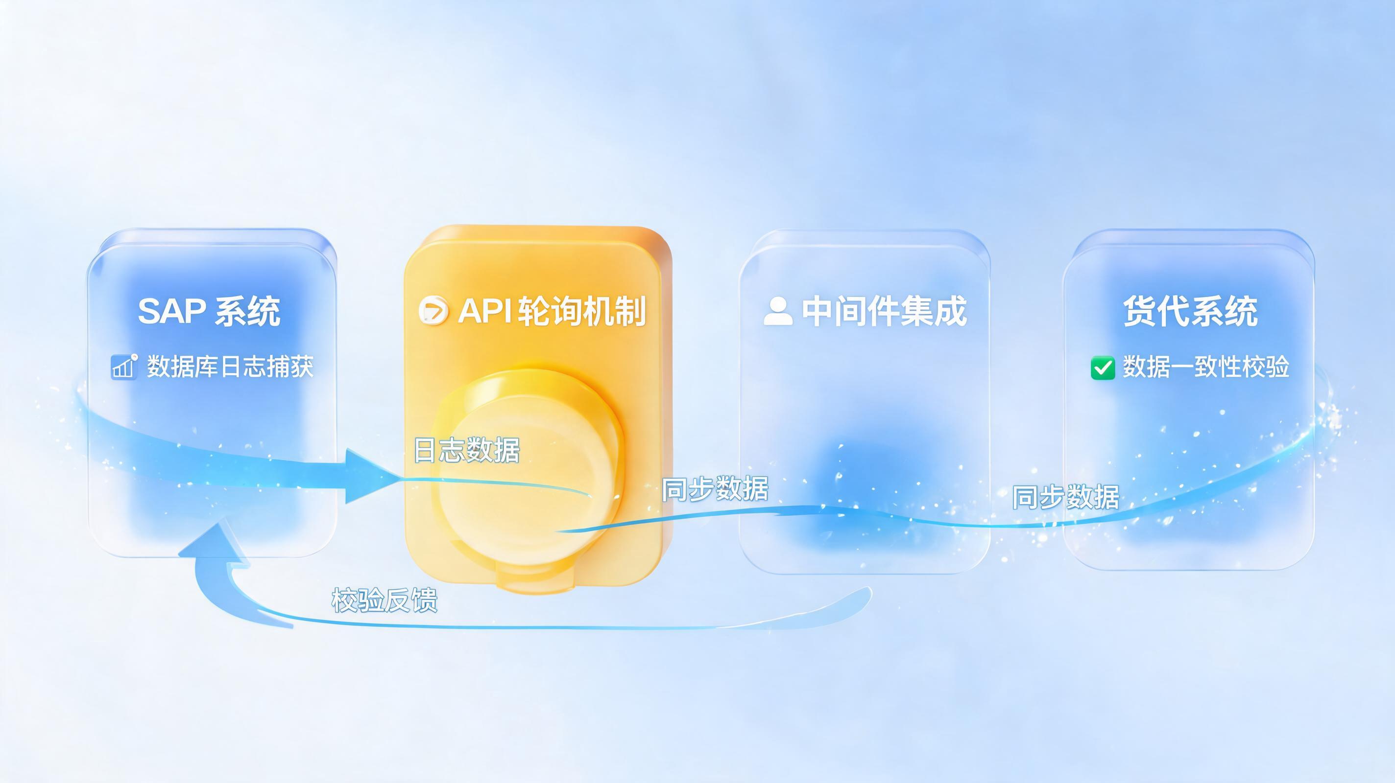 跨系统准实时同步已实现,SAP与货代数据秒级打通