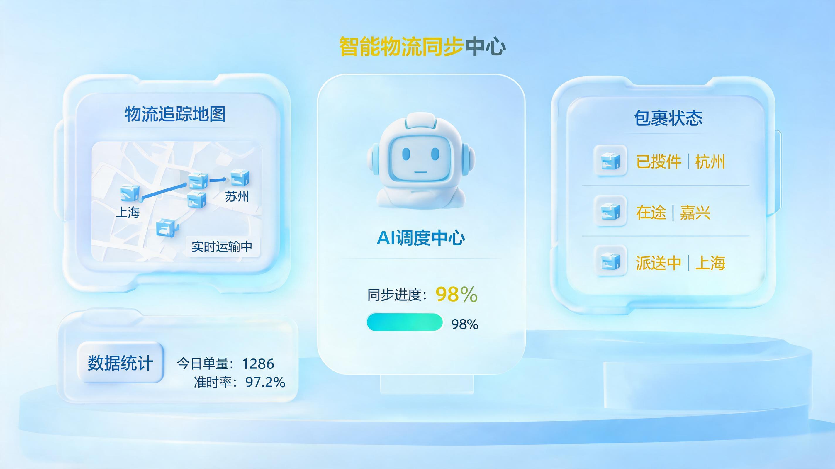 物流数据能自动同步到客户端的追踪平台吗？企业级智能体如何重塑供应链可见性