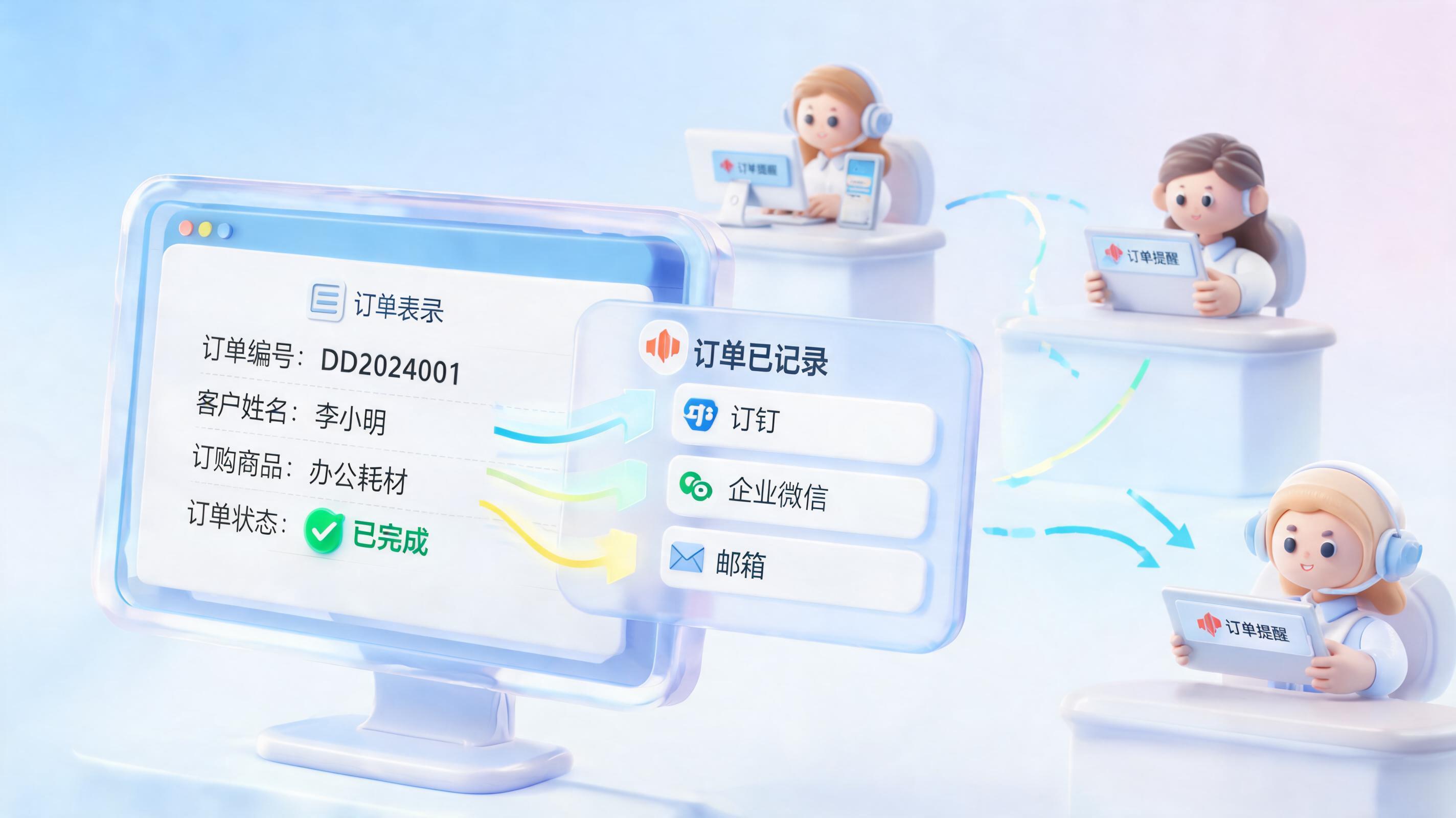 录单完成即通知:Agent赋能客服实时协同