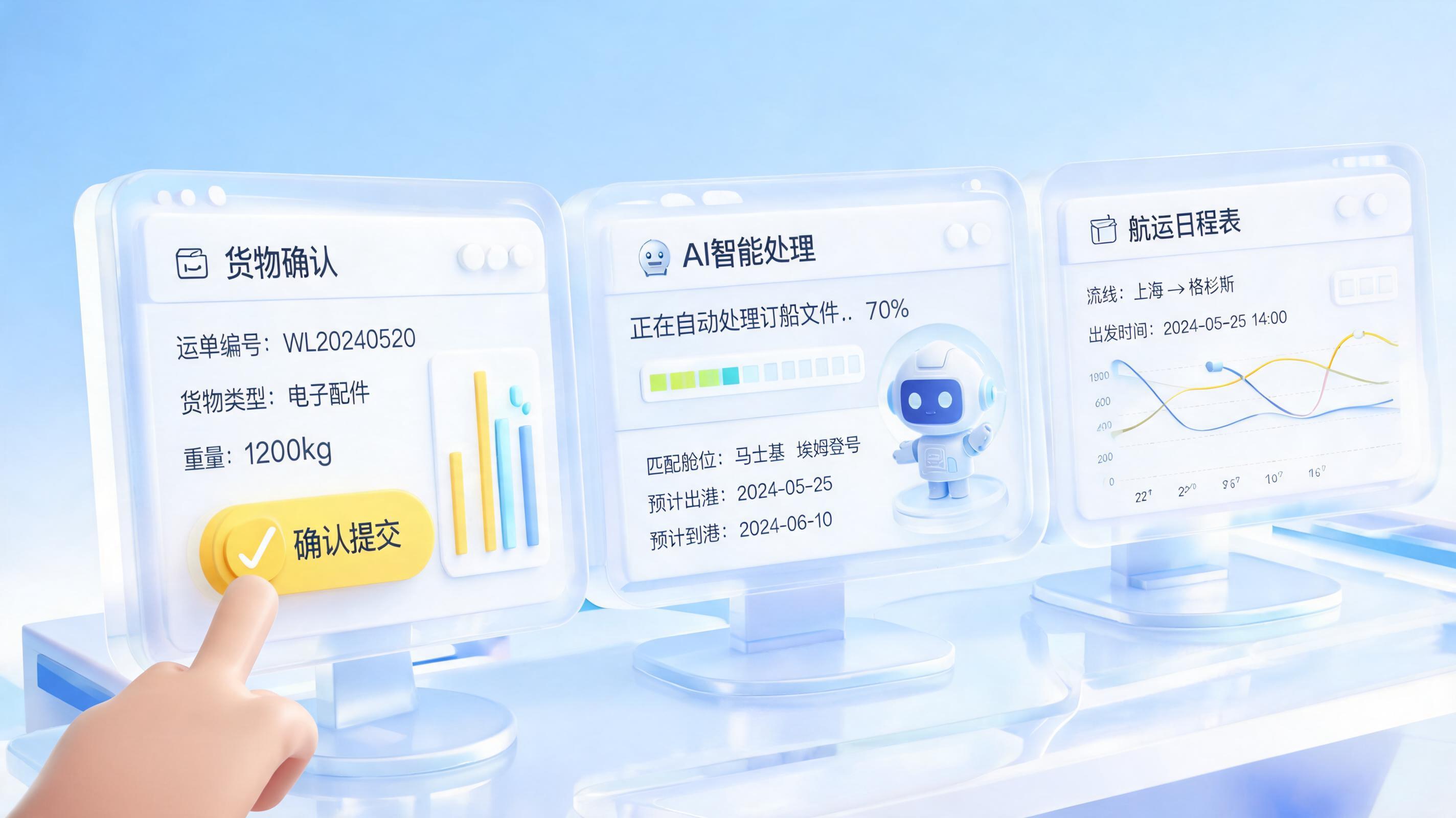 首次订舱全流程确认，Agent需要人工触发吗？