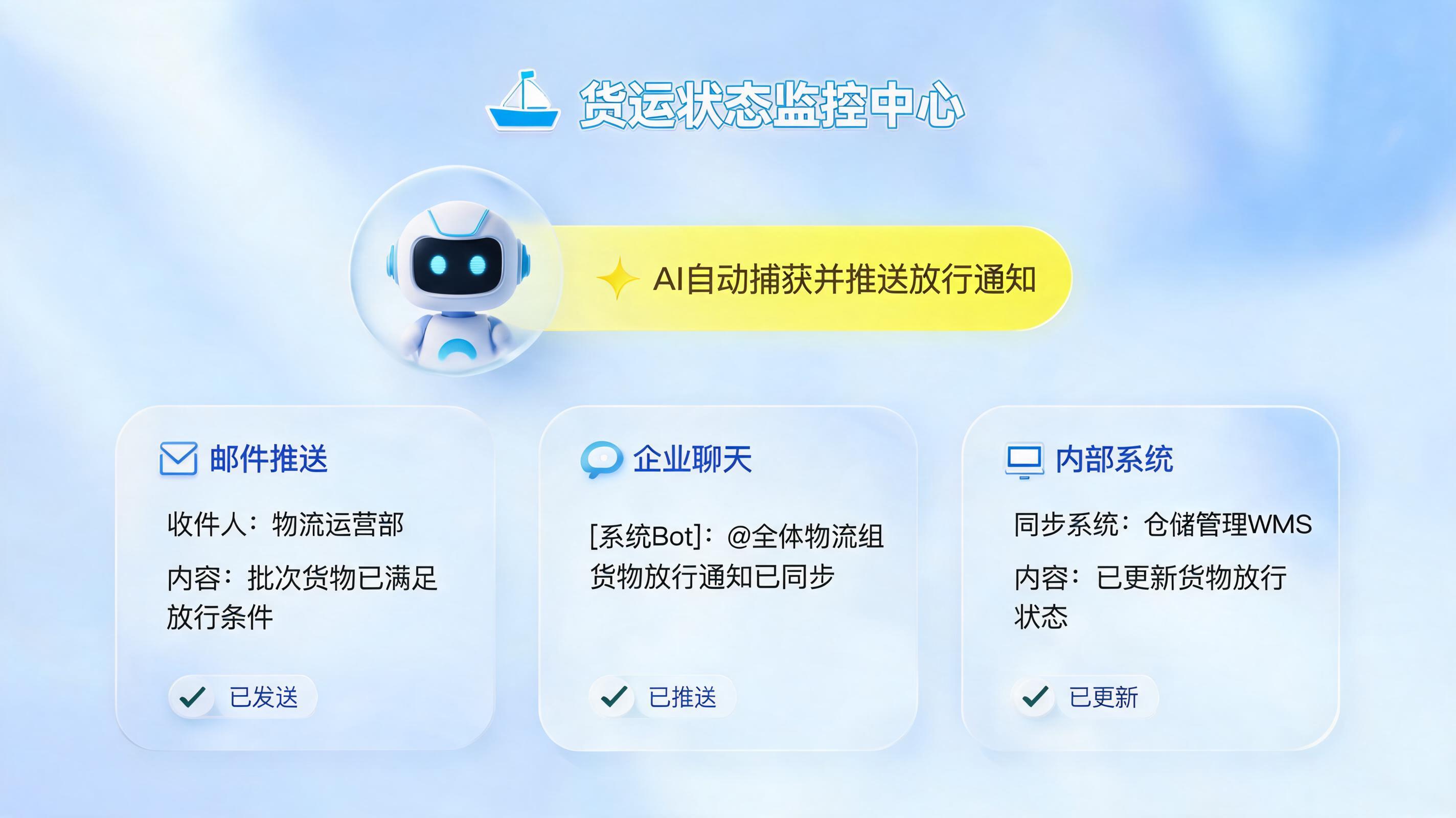 放舱通知自动推送，实在Agent真的能搞定吗？