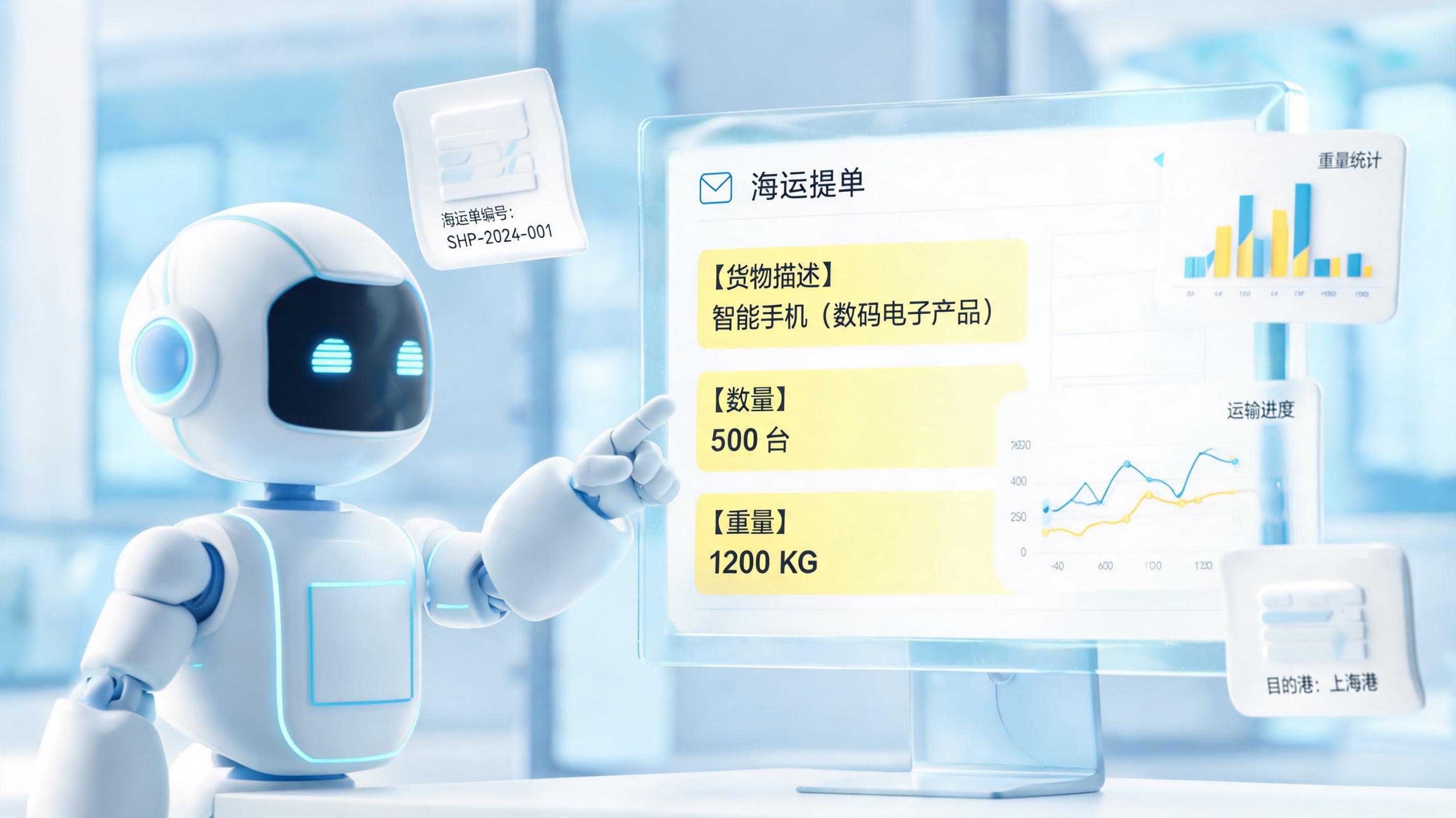 提单确认时，Agent能自动核对货物描述、数量、重量吗？_图1