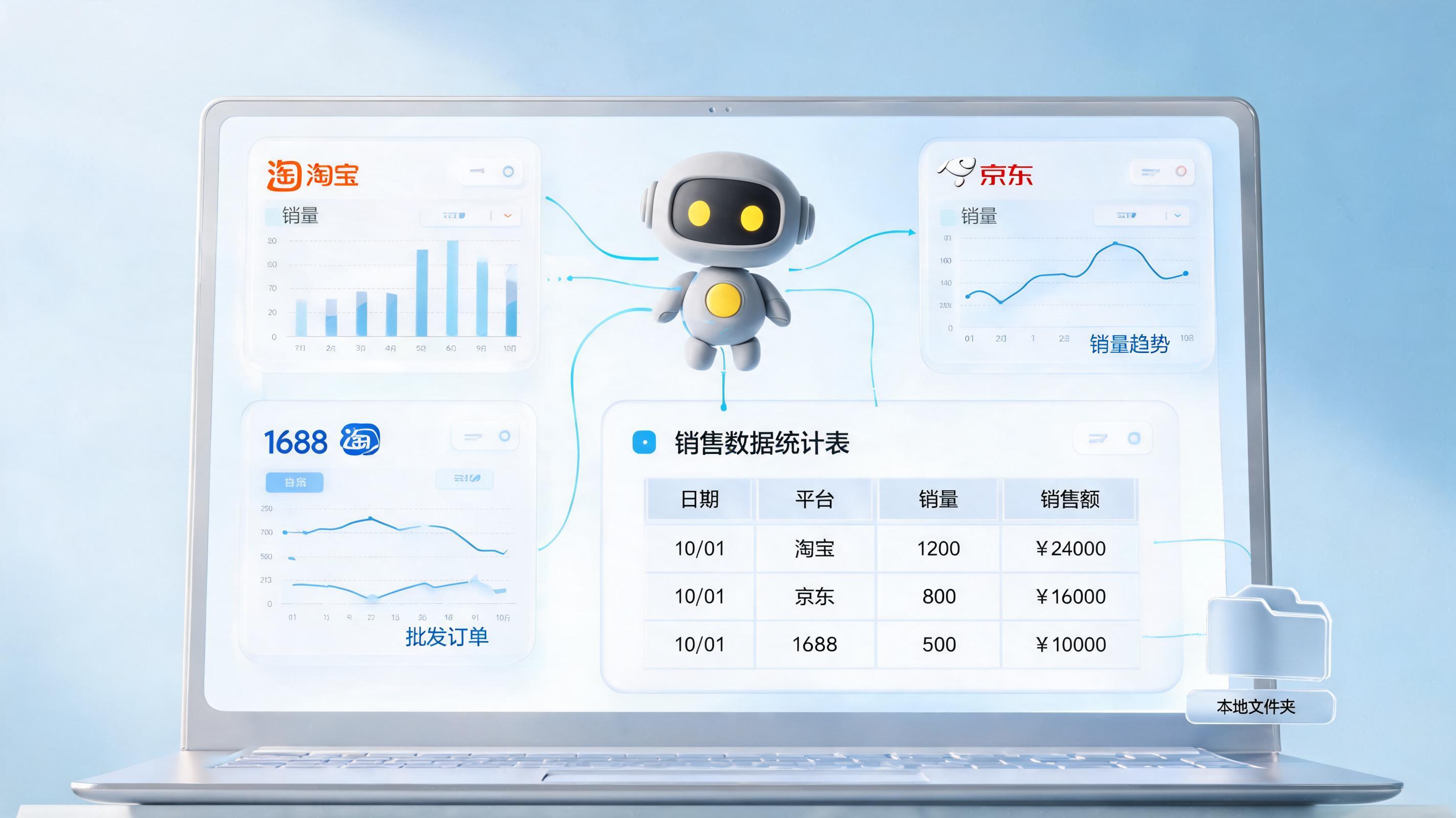 销售数据自动下载难？实在Agent一招搞定全平台采集_图1