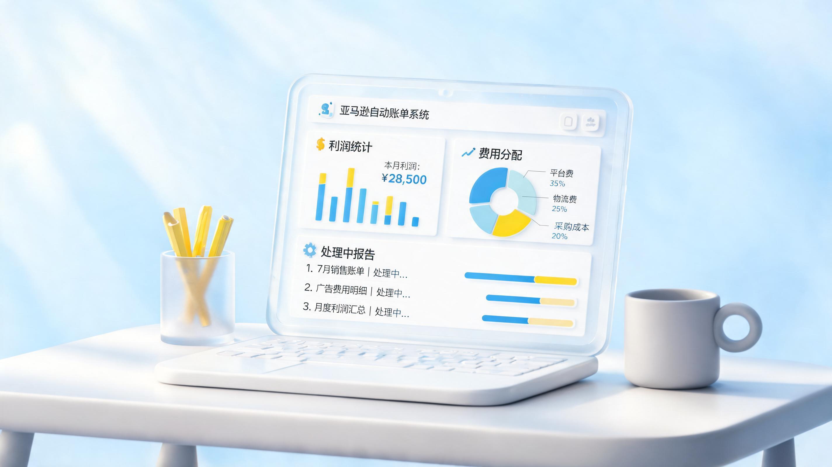 亚马逊账单表格怎么批量处理？7步搞定自动化财务核算_图1