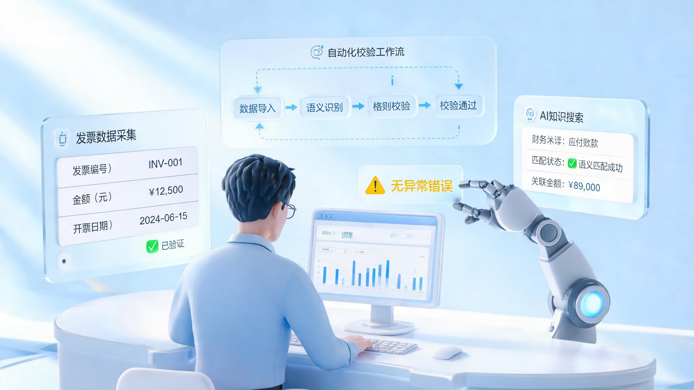 财务数据自动校验如何落地?三步构建智能防线