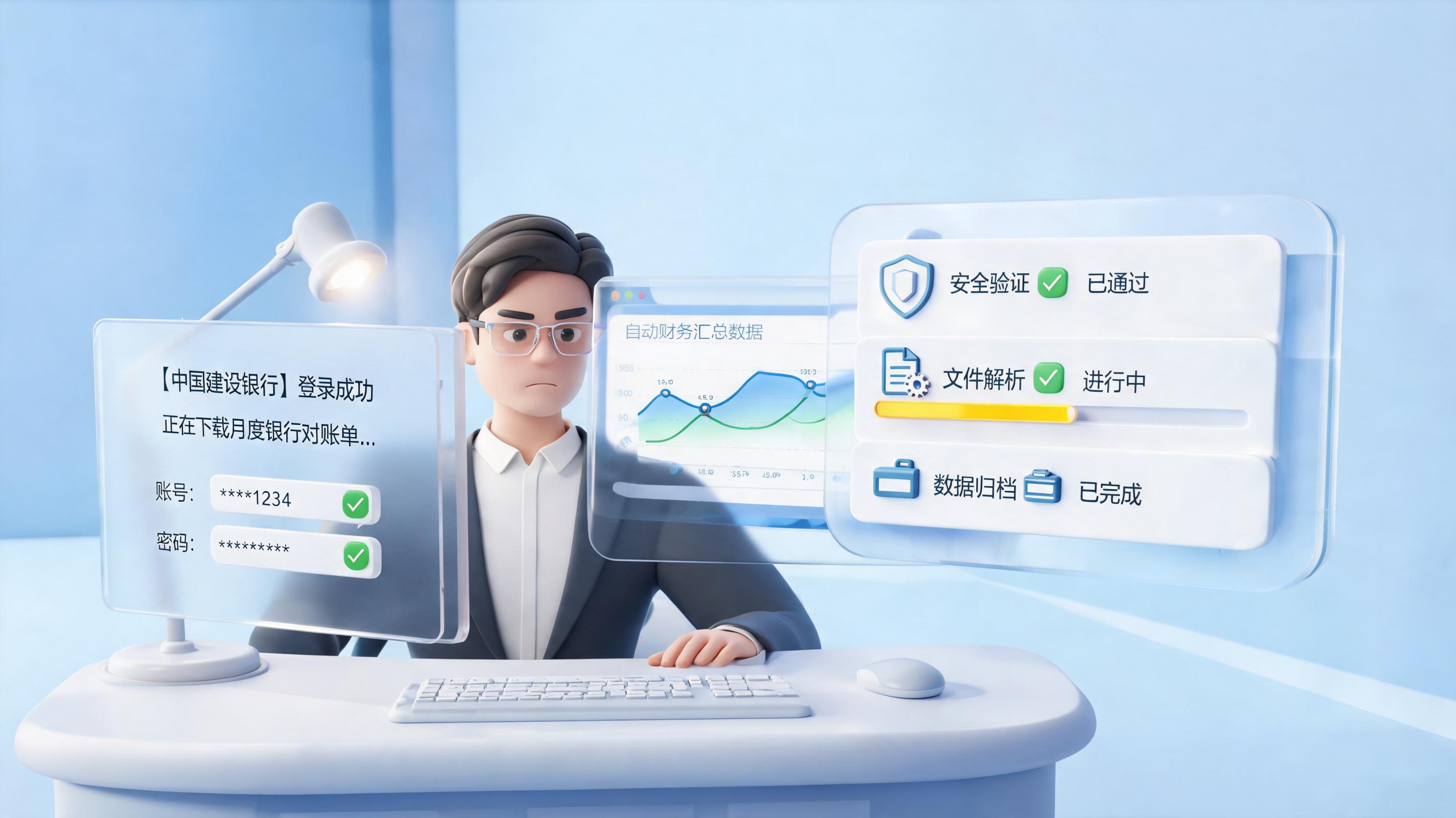 银行流水如何“每天自动下载”?财务人必看的实在Agent高效实操指南