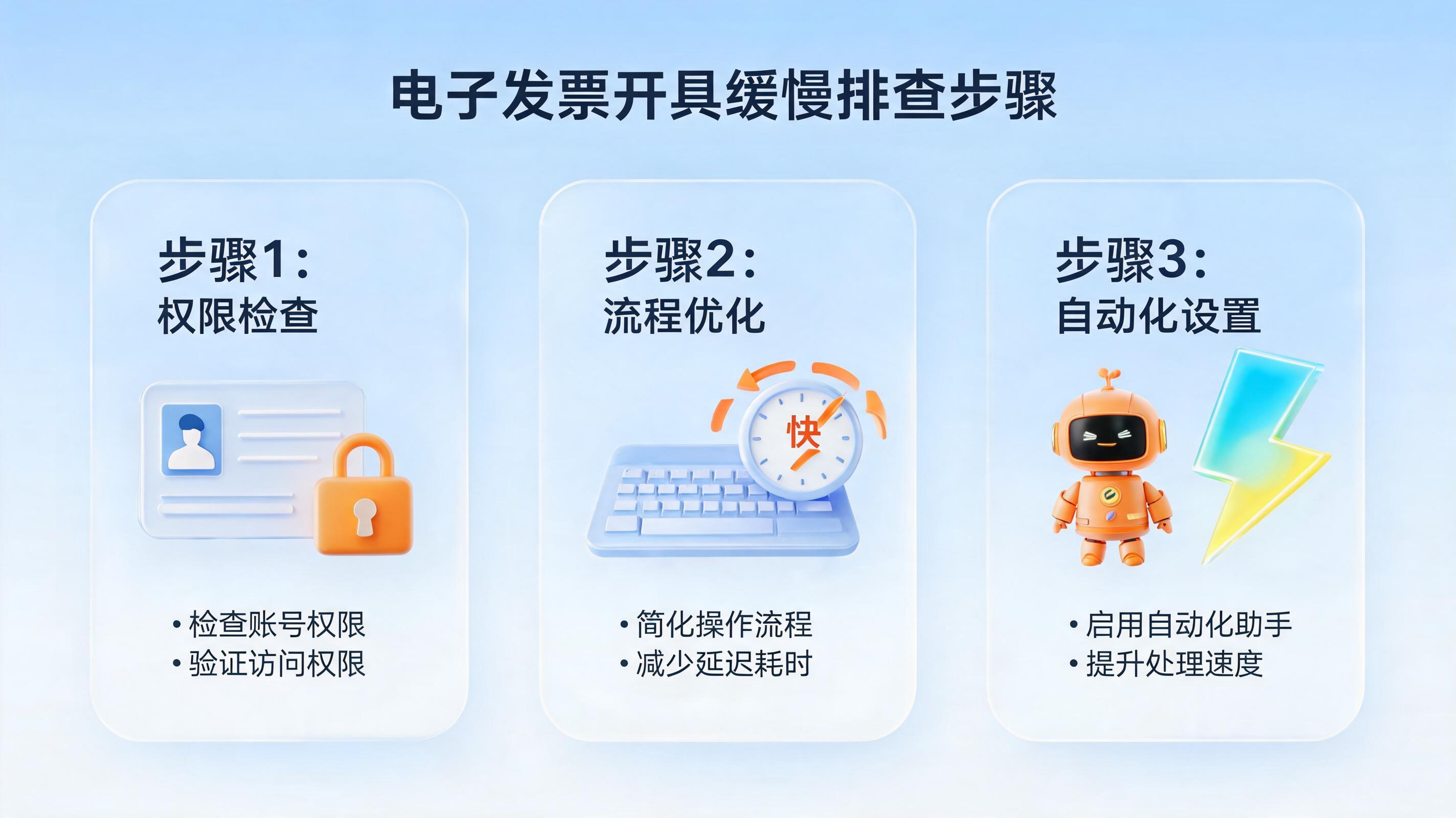 数电发票开票太慢怎么办？三步排查法解决效率难题_图1