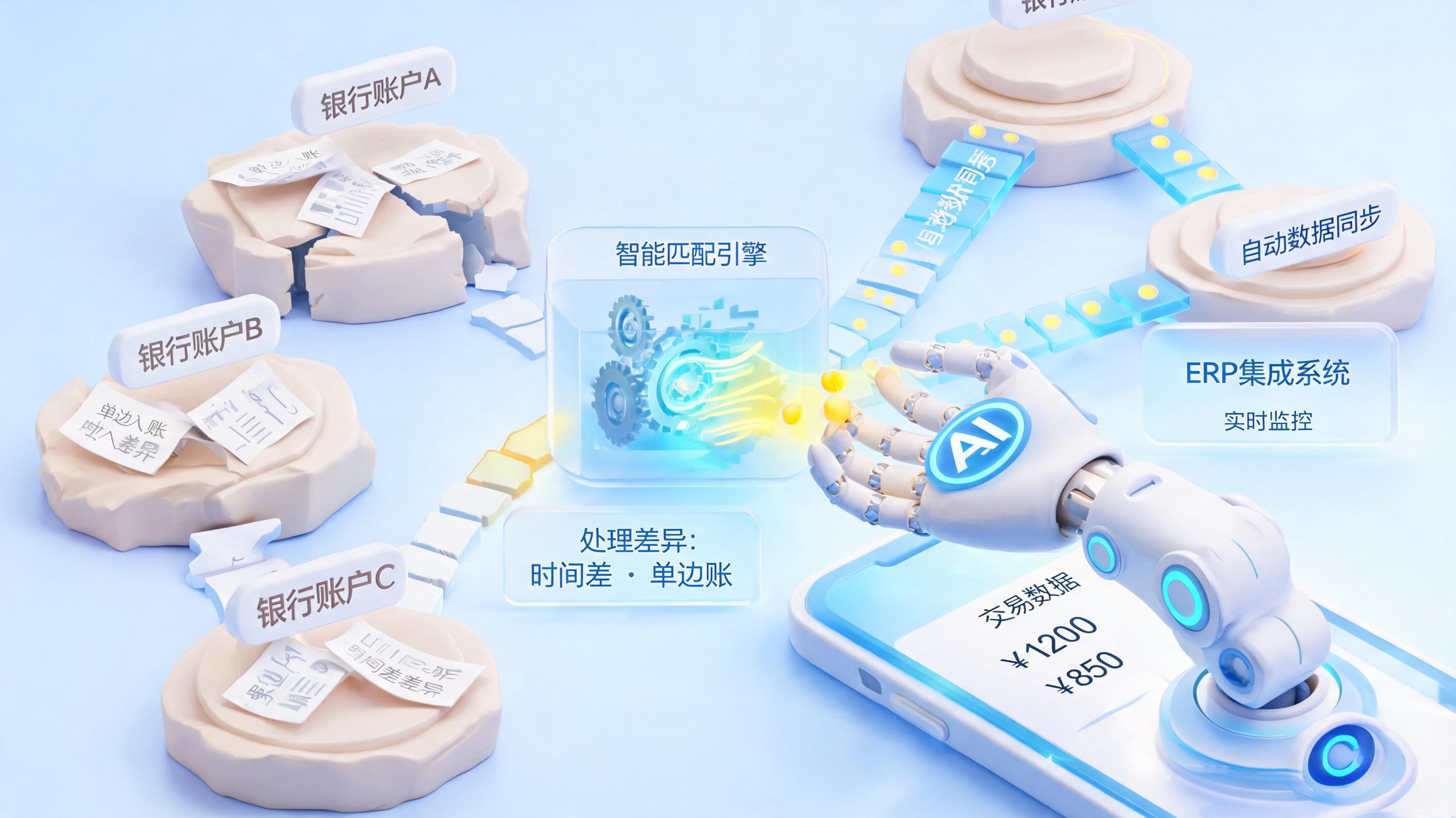 银企直连没覆盖的账户怎么自动对账?智能财务对账新方案
