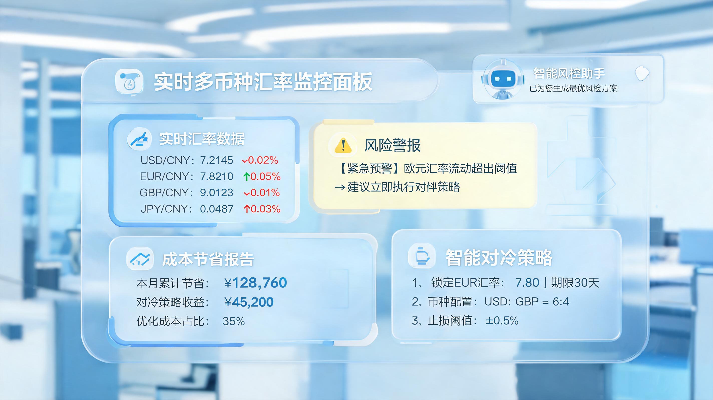 跨境资金提现汇率怎么避险？企业智能风控实战_图1