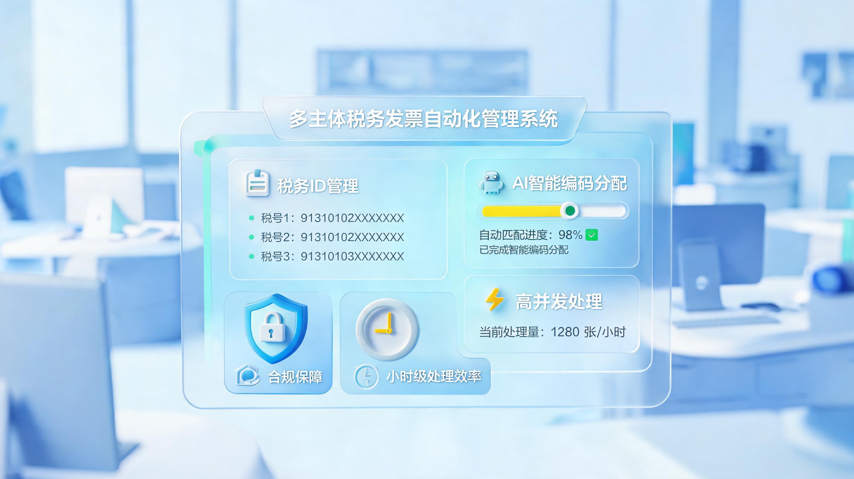 多主体多税号怎么批量自动开票？实现纳税主体隔离与小时级处理